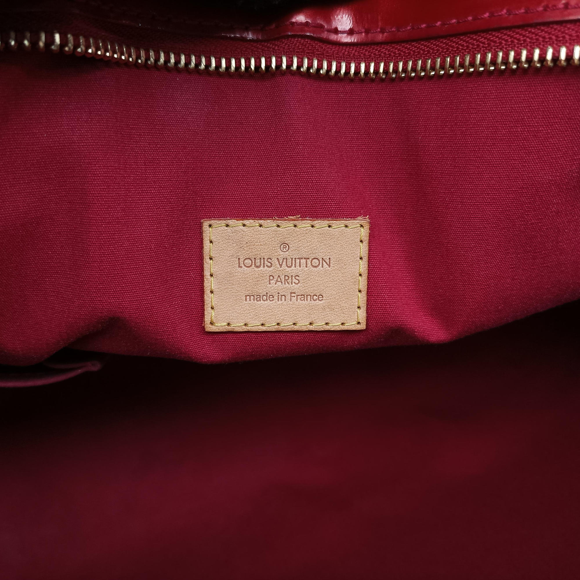 Secondhand Louis Vuitton Rosewood FRAMBOISE Vernis M91989 handbag | stylenewstar