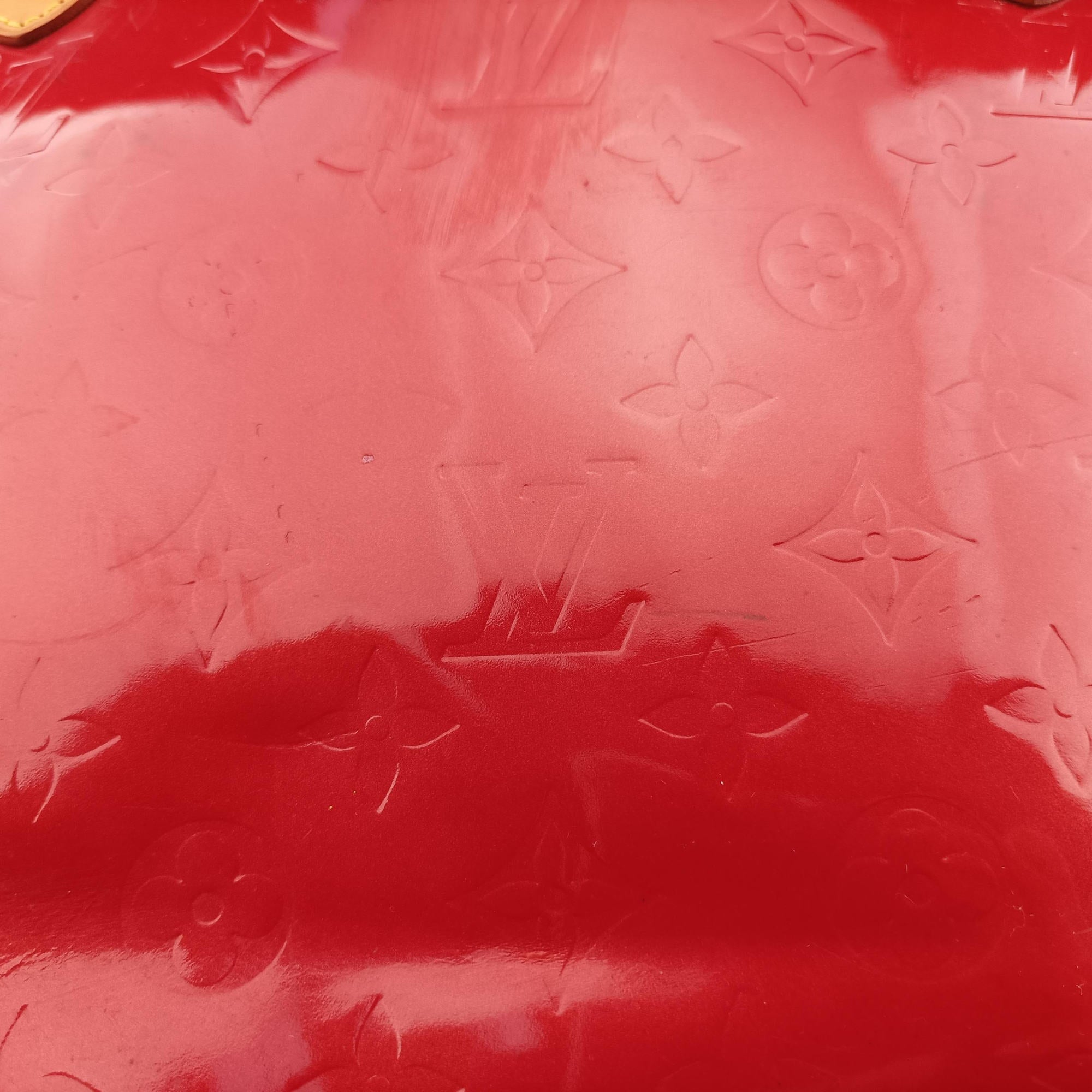 Secondhand Louis Vuitton Rosewood FRAMBOISE Vernis M91989 handbag | stylenewstar