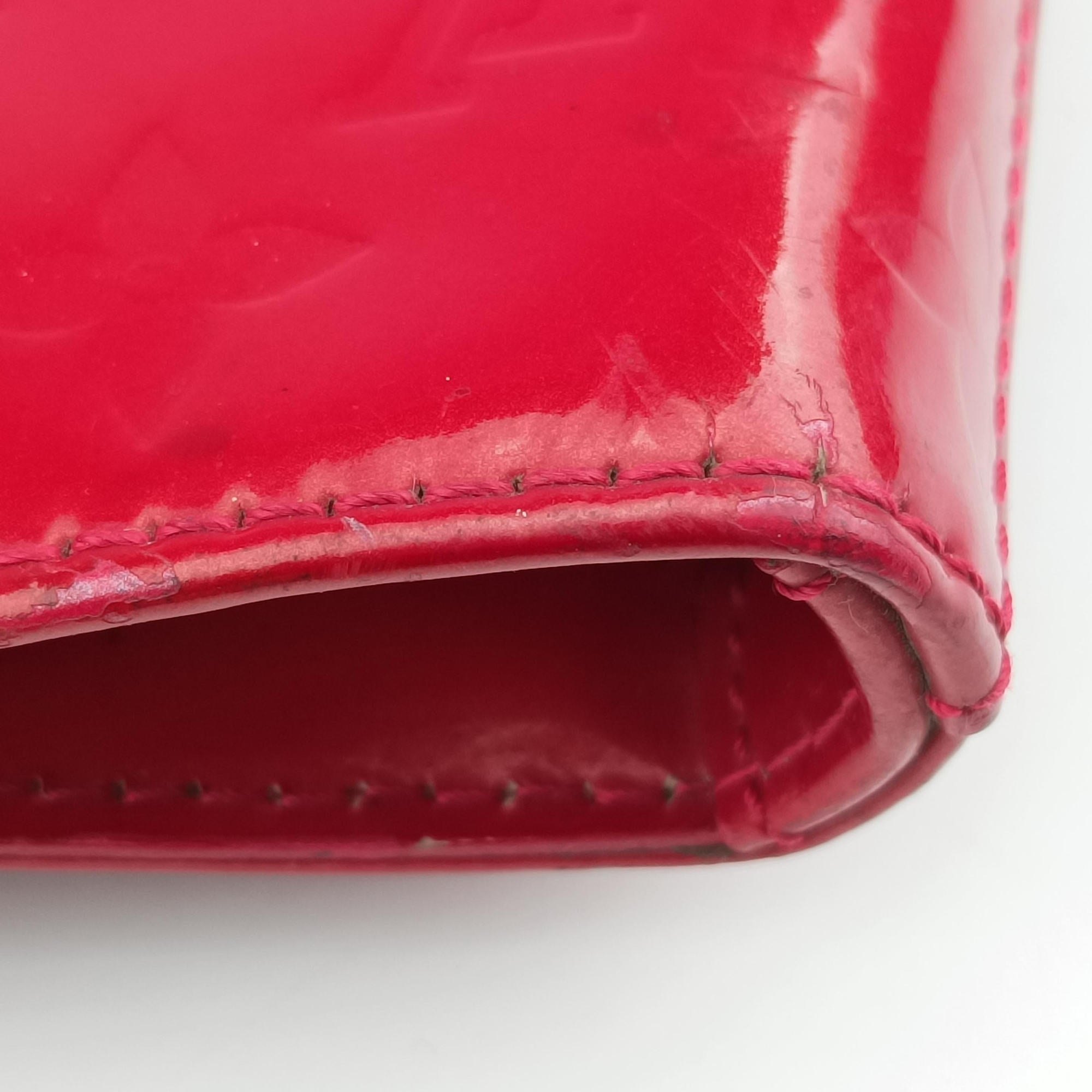 Secondhand Louis Vuitton Rosewood FRAMBOISE Vernis M91989 handbag | stylenewstar