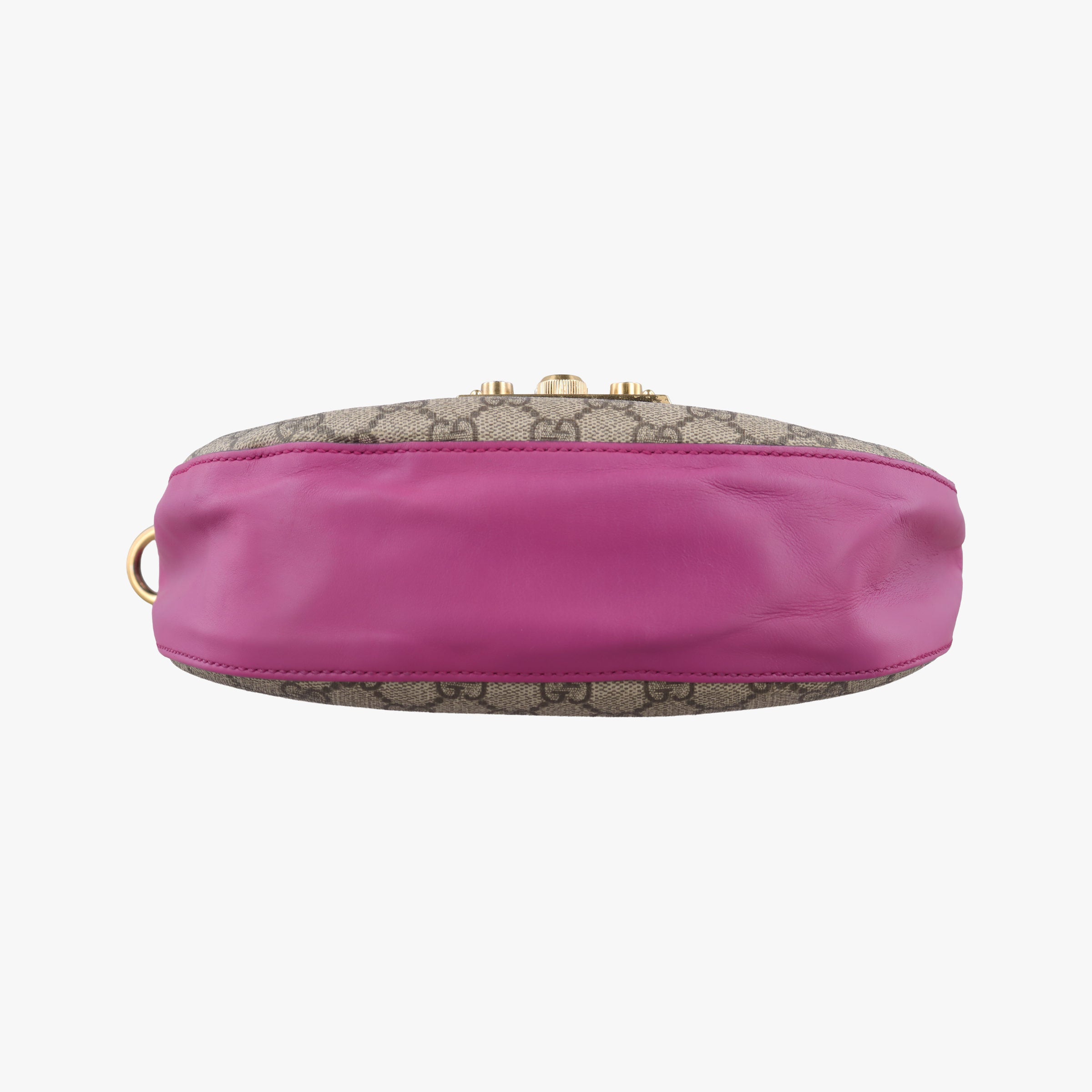 Pre-owned Gucci Padlock Guccissima Beige×Red×Multicolour PVC coated canvas×Leather 453189 shoulderbag | stylenewstar