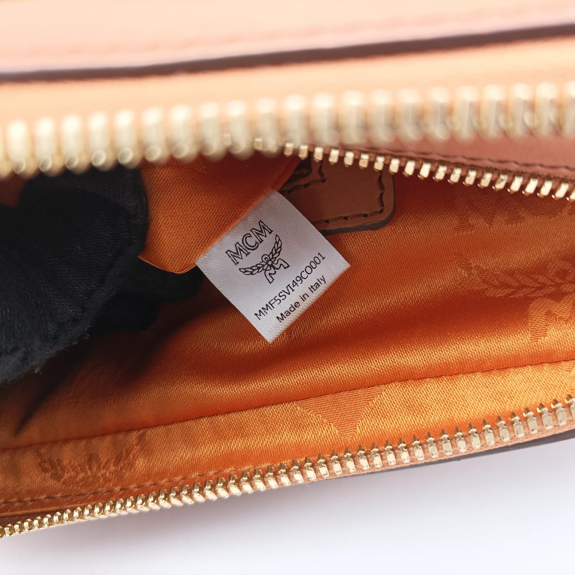 Vintage MCM Logogram business Brown Leather  handbag | stylenewstar
