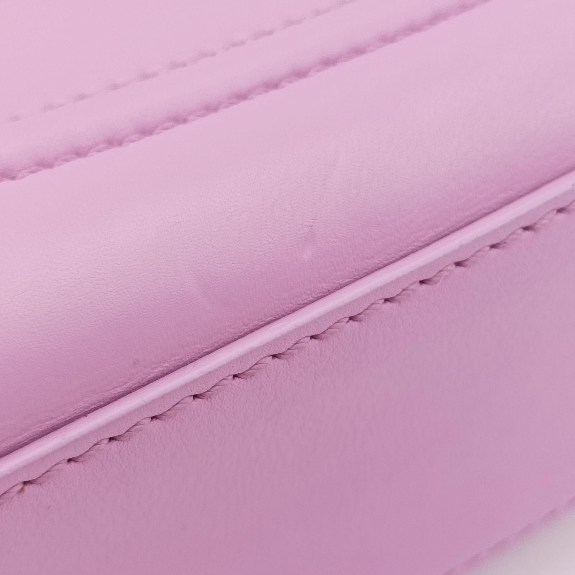 Vintage VERSACE Palazzo Empire Medusa Pink Leather  shoulderbag | stylenewstar