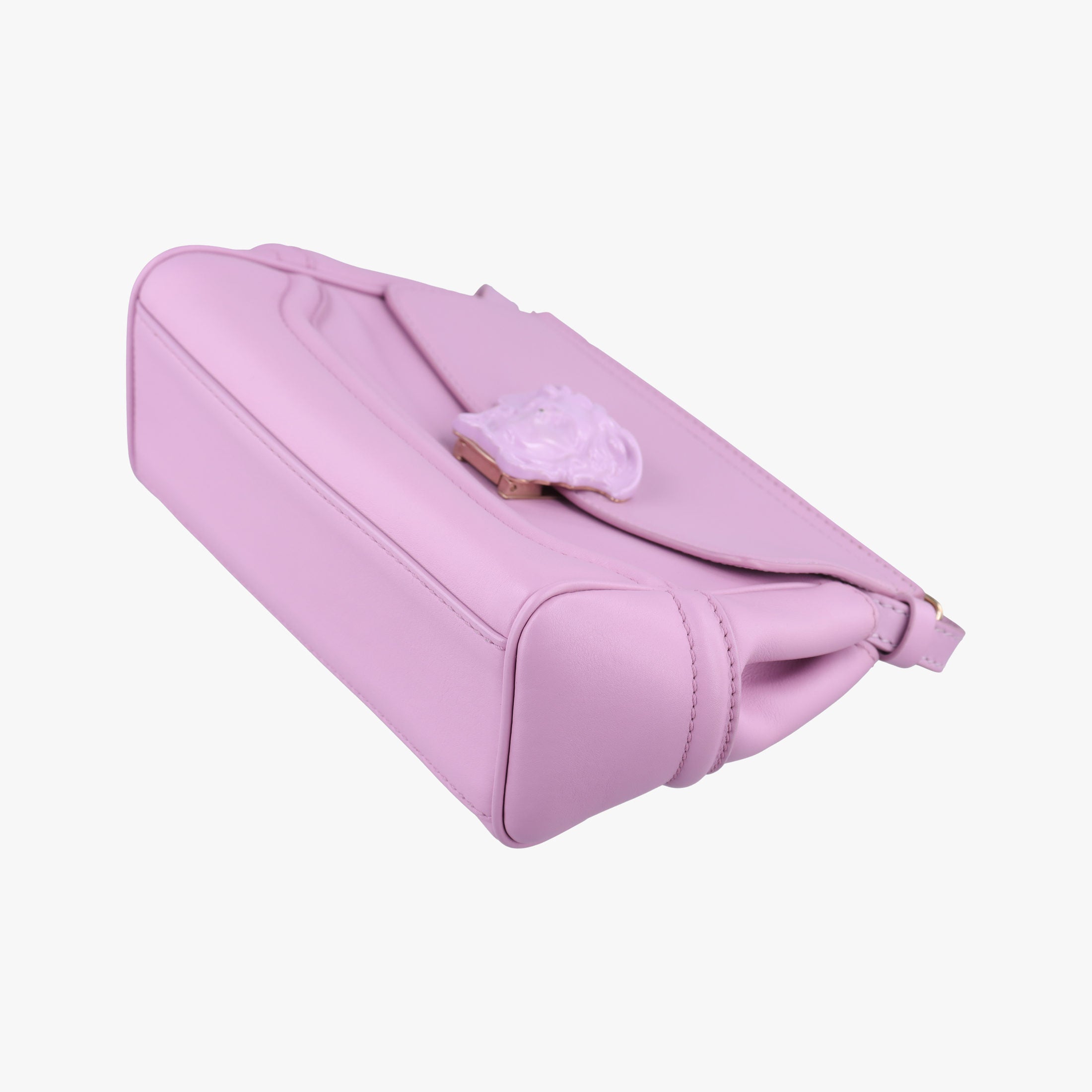 Vintage VERSACE Palazzo Empire Medusa Pink Leather  shoulderbag | stylenewstar