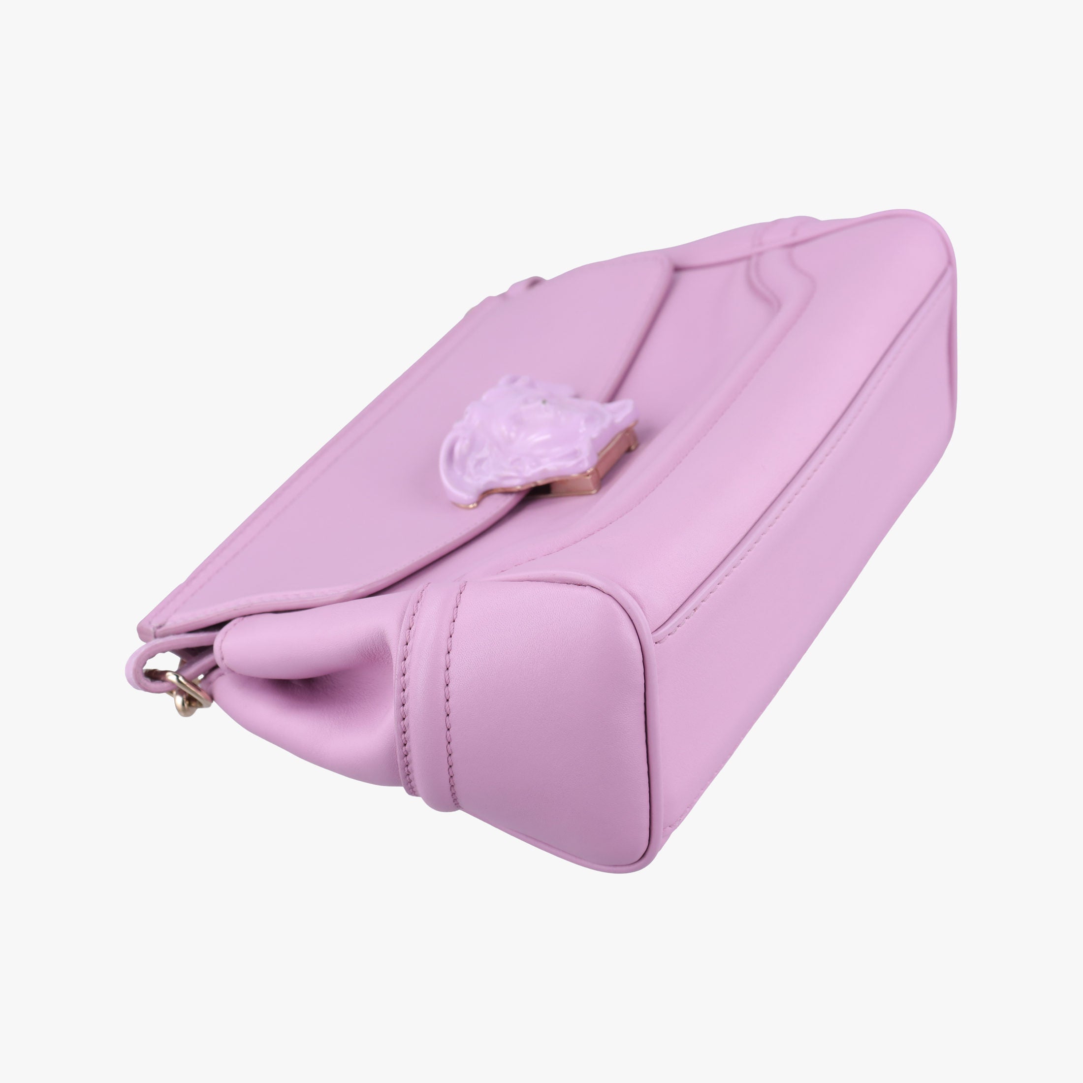 Vintage VERSACE Palazzo Empire Medusa Pink Leather  shoulderbag | stylenewstar