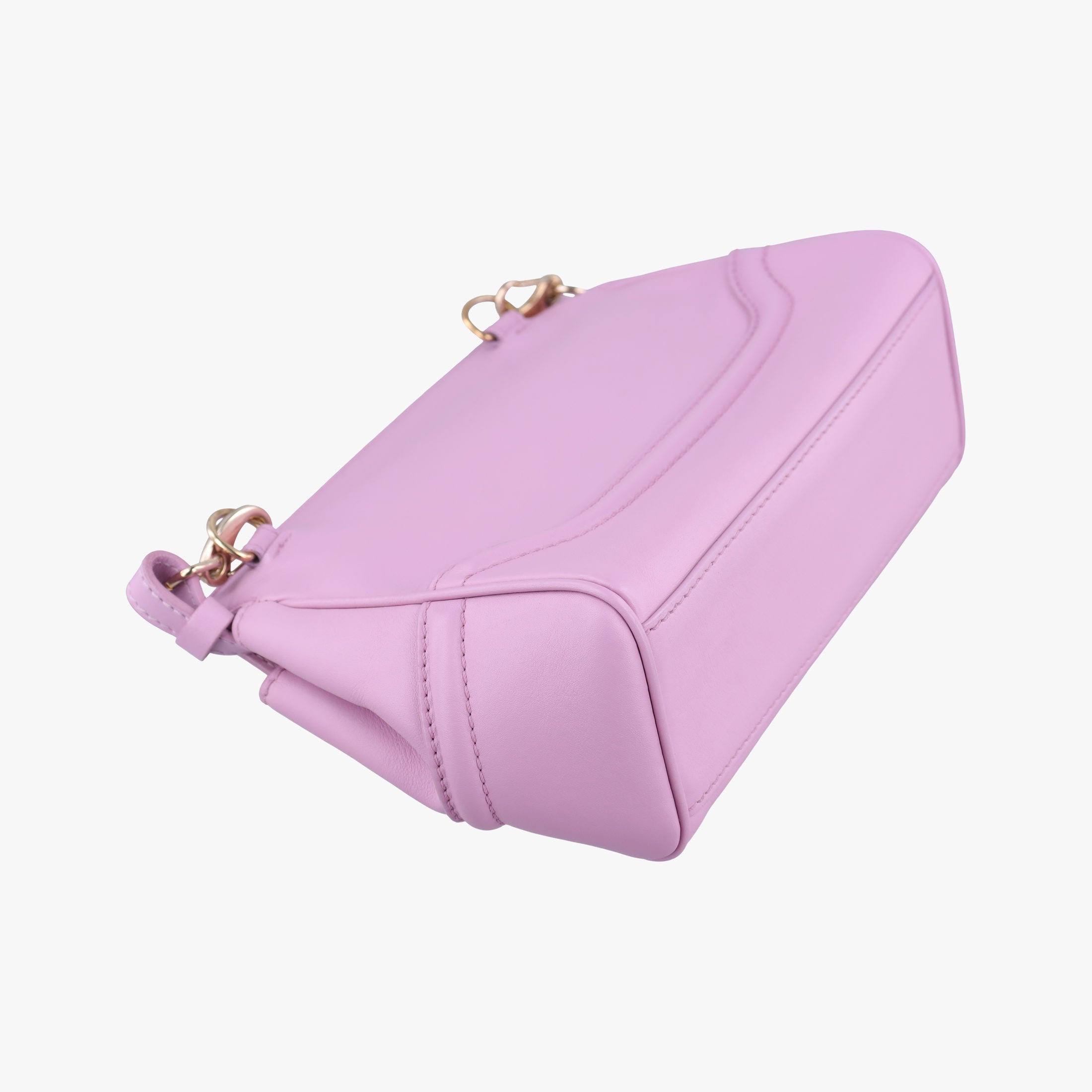 Vintage VERSACE Palazzo Empire Medusa Pink Leather  shoulderbag | stylenewstar