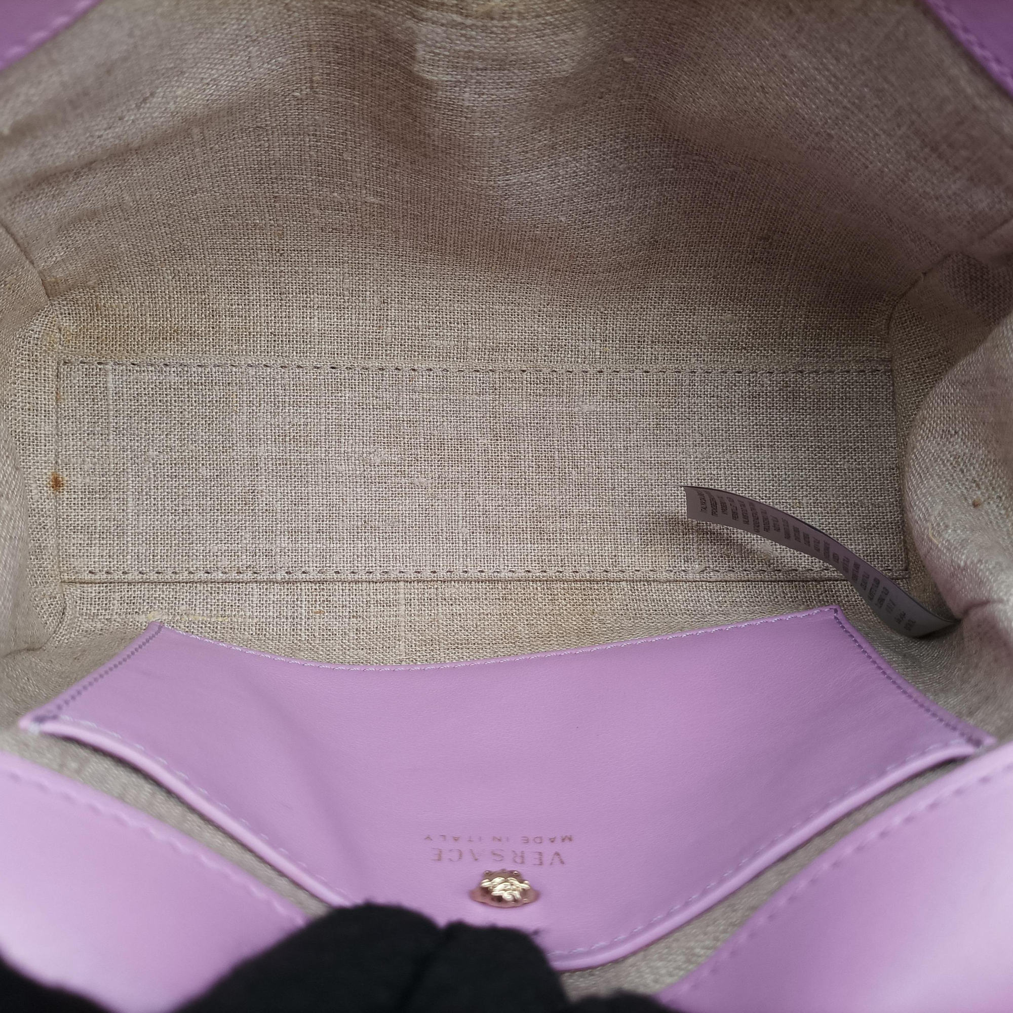 Vintage VERSACE Palazzo Empire Medusa Pink Leather  shoulderbag | stylenewstar