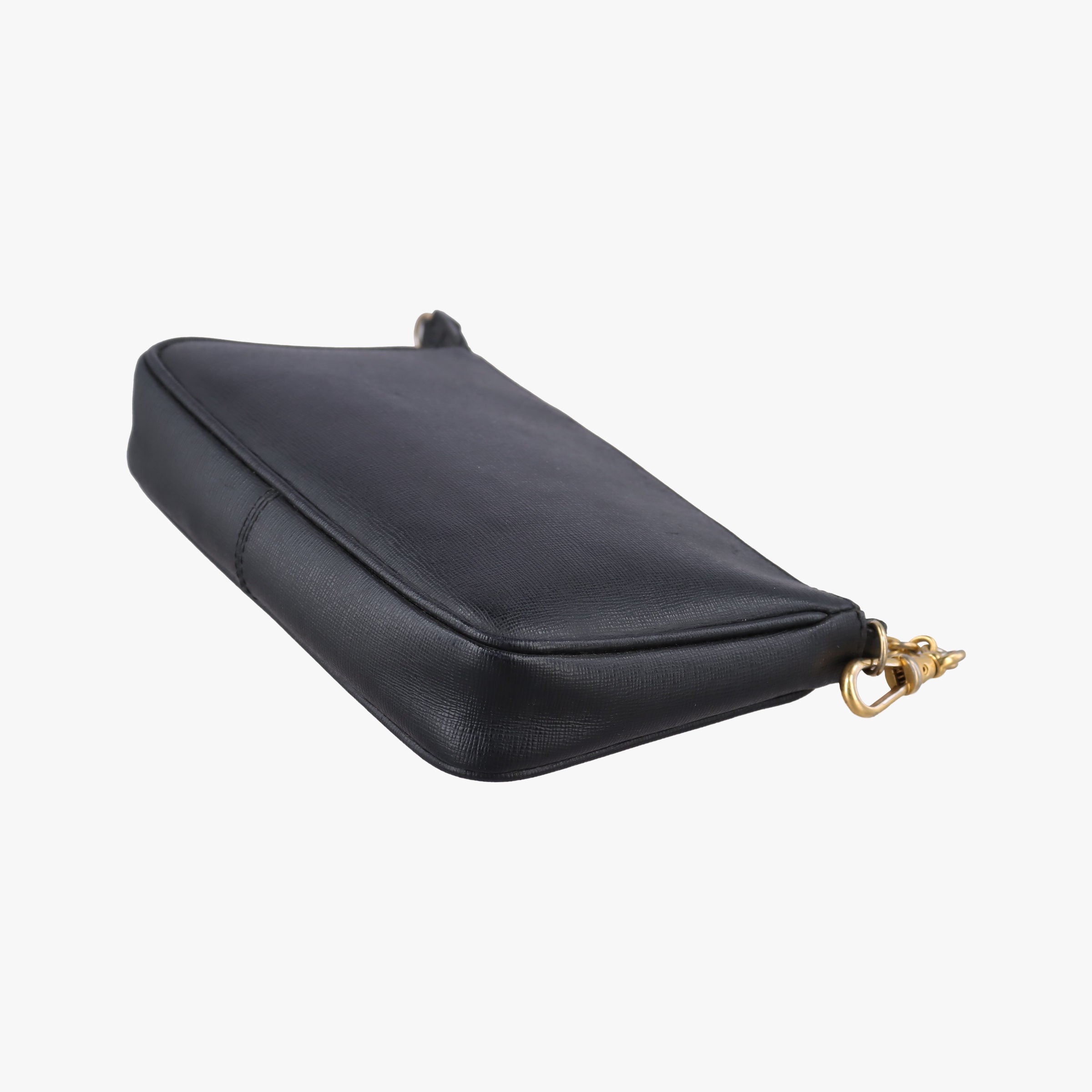 Pre-owned Fendi accessory pouch Black Leather 8M0271 handbag | stylenewstar