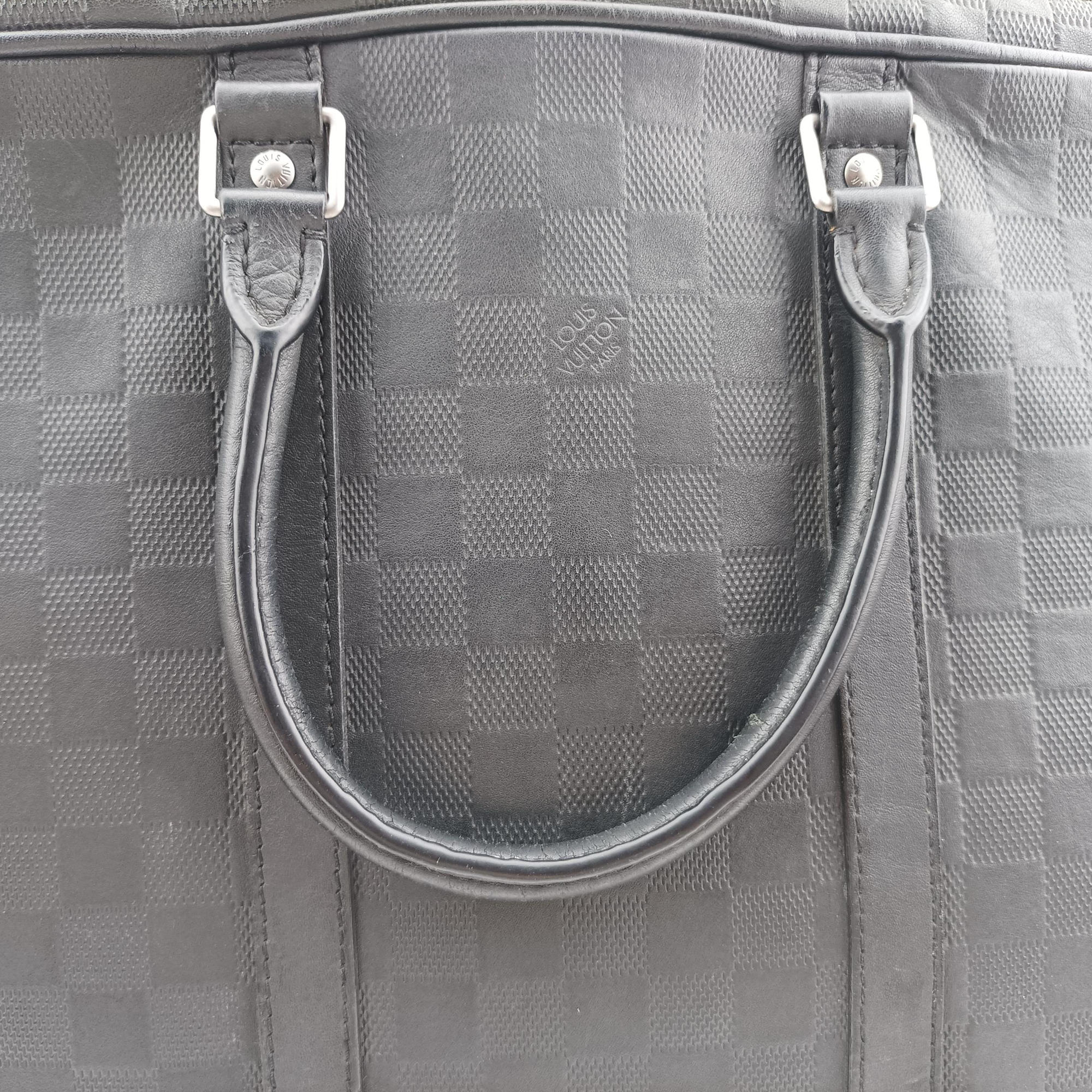 Secondhand Louis Vuitton Porte-Document Voyage onyx Damier Infini N41146 handbag | stylenewstar