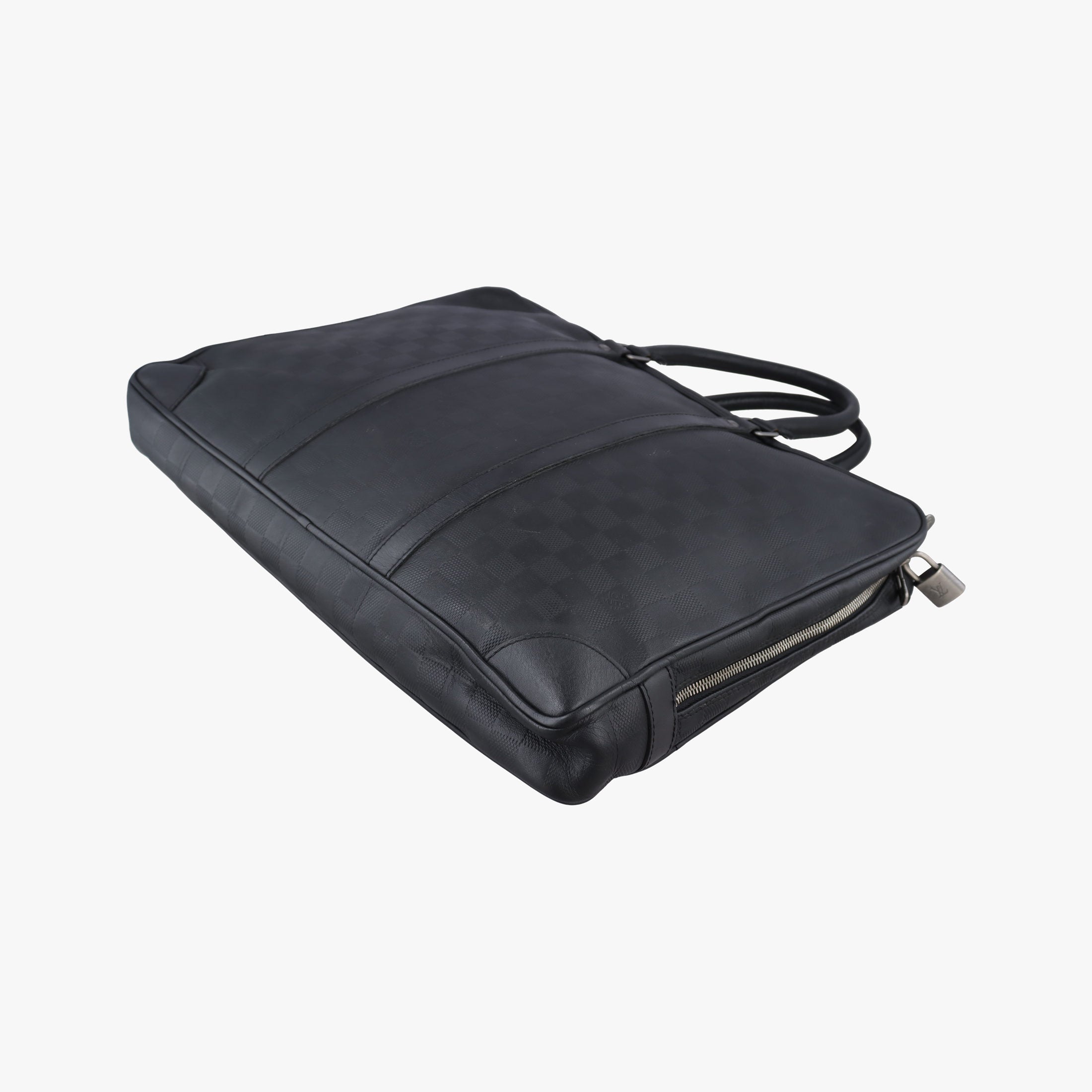 Secondhand Louis Vuitton Porte-Document Voyage onyx Damier Infini N41146 handbag | stylenewstar