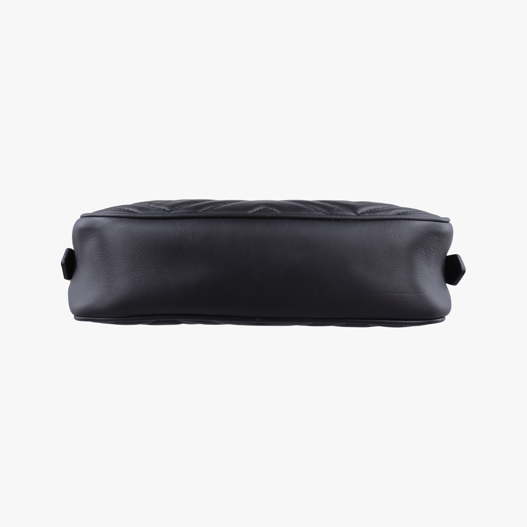Pre-owned Gucci GG Marmont Black Leather 447632 shoulderbag | stylenewstar