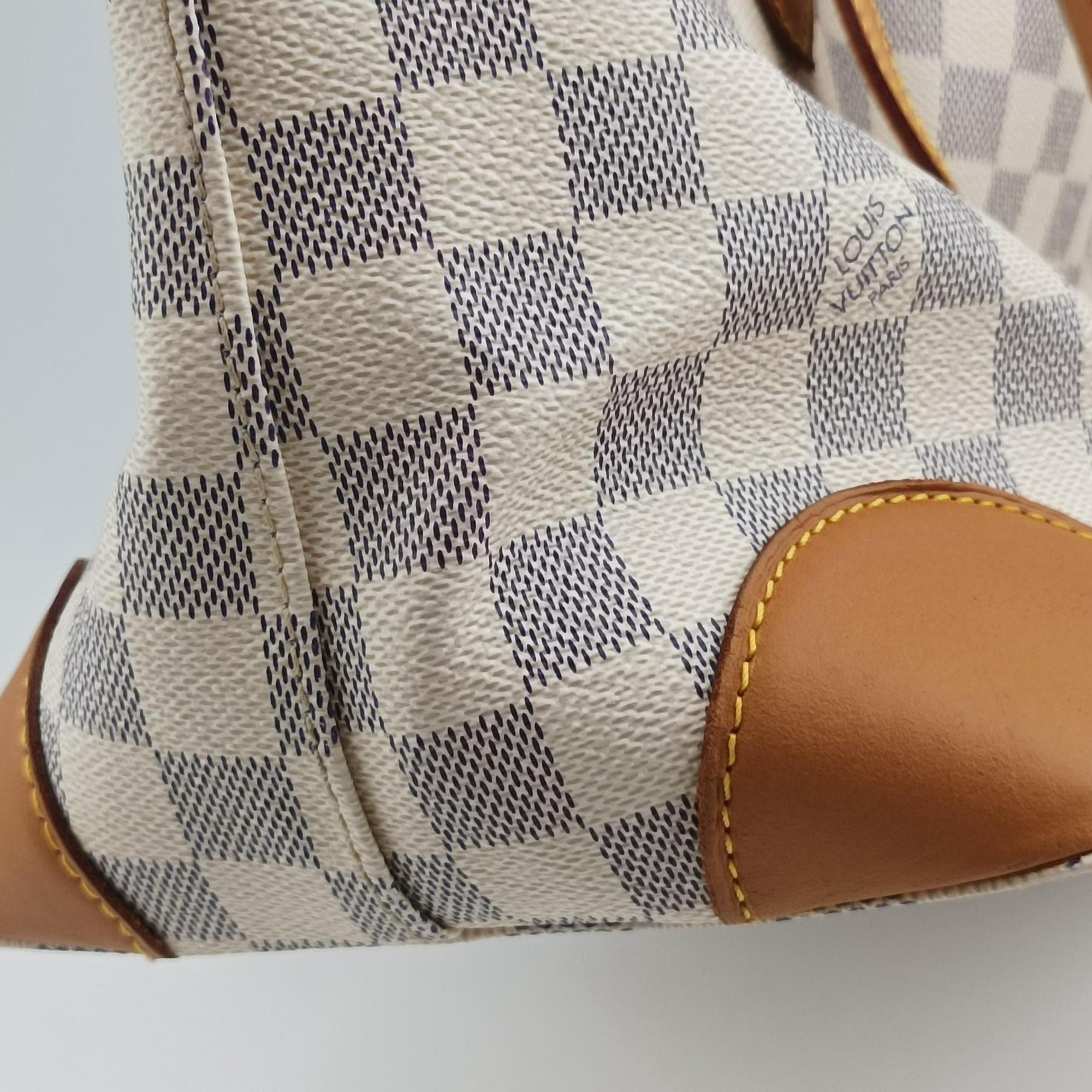 Vintage Louis Vuitton HAMPSTEAD MM AZUR Damier Canvas N51206 handbag | stylenewstar