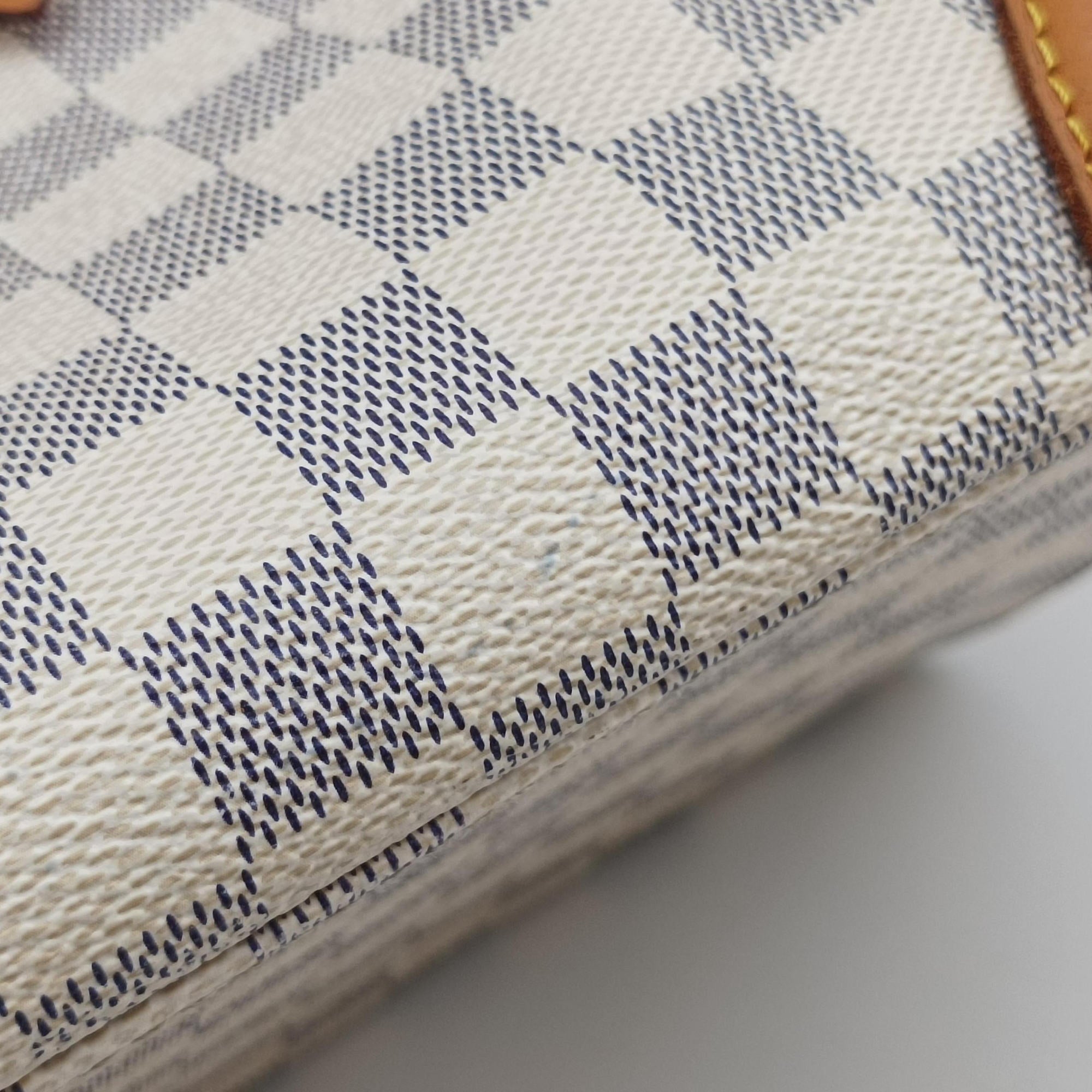 Vintage Louis Vuitton HAMPSTEAD MM AZUR Damier Canvas N51206 handbag | stylenewstar