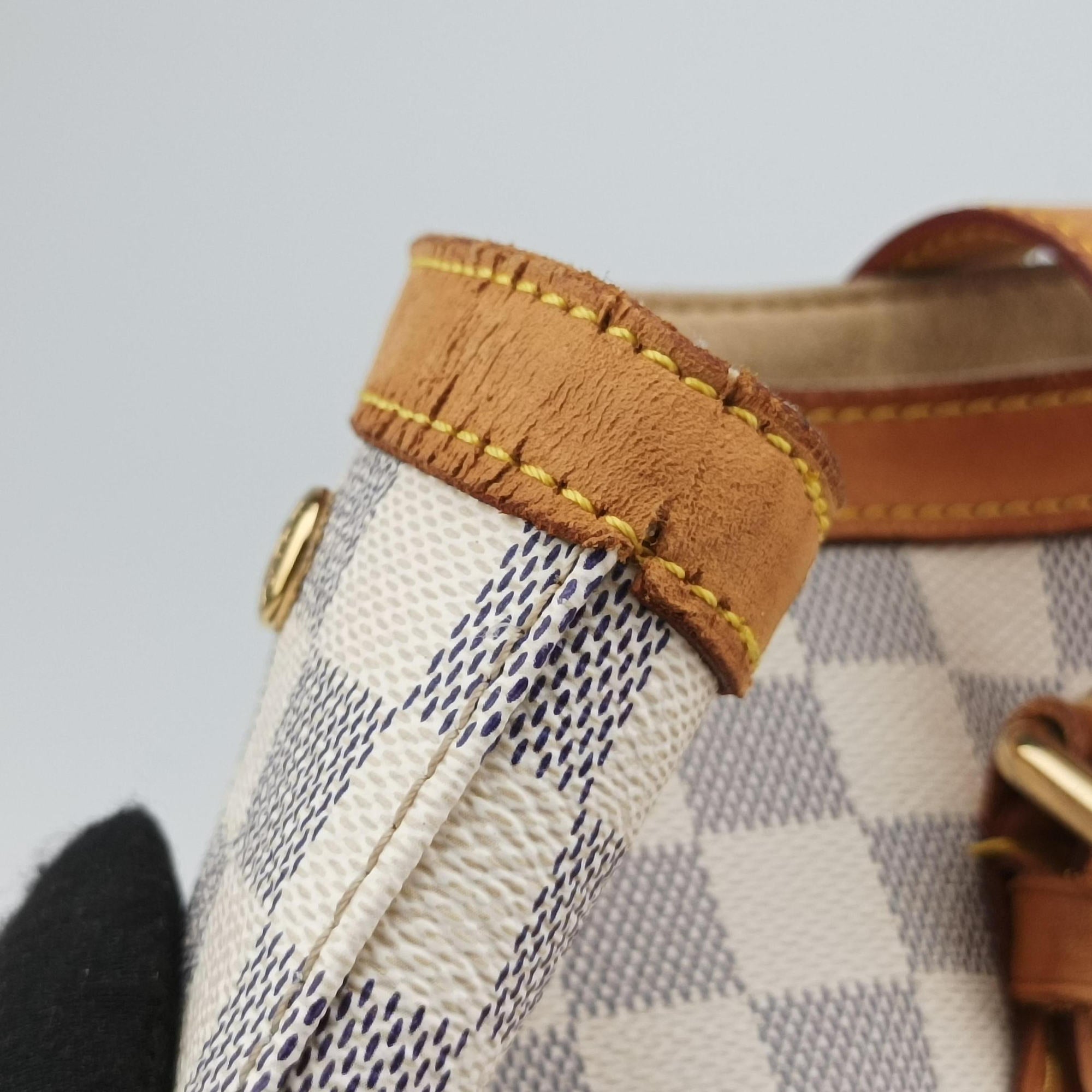 Vintage Louis Vuitton HAMPSTEAD MM AZUR Damier Canvas N51206 handbag | stylenewstar