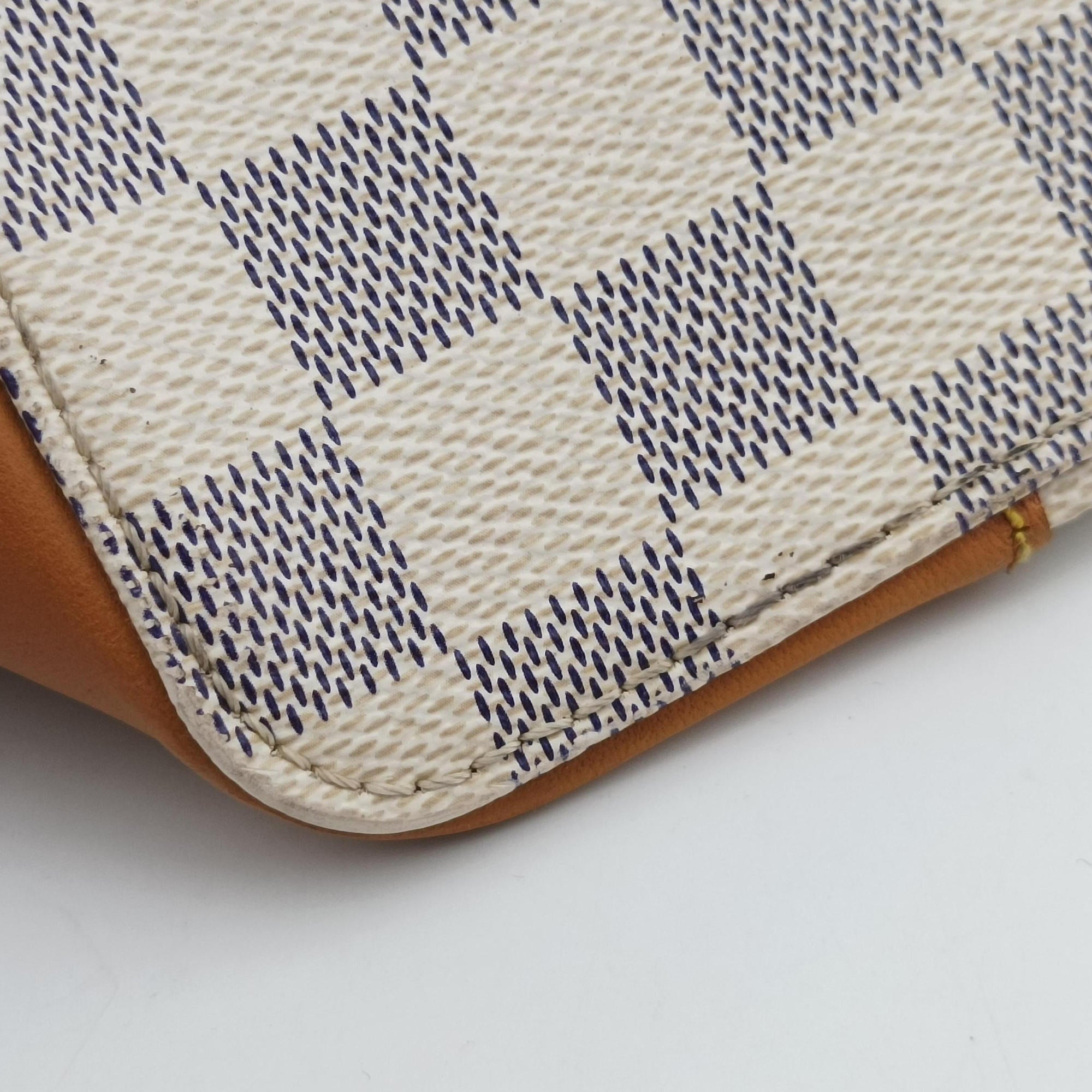 Vintage Louis Vuitton HAMPSTEAD MM AZUR Damier Canvas N51206 handbag | stylenewstar