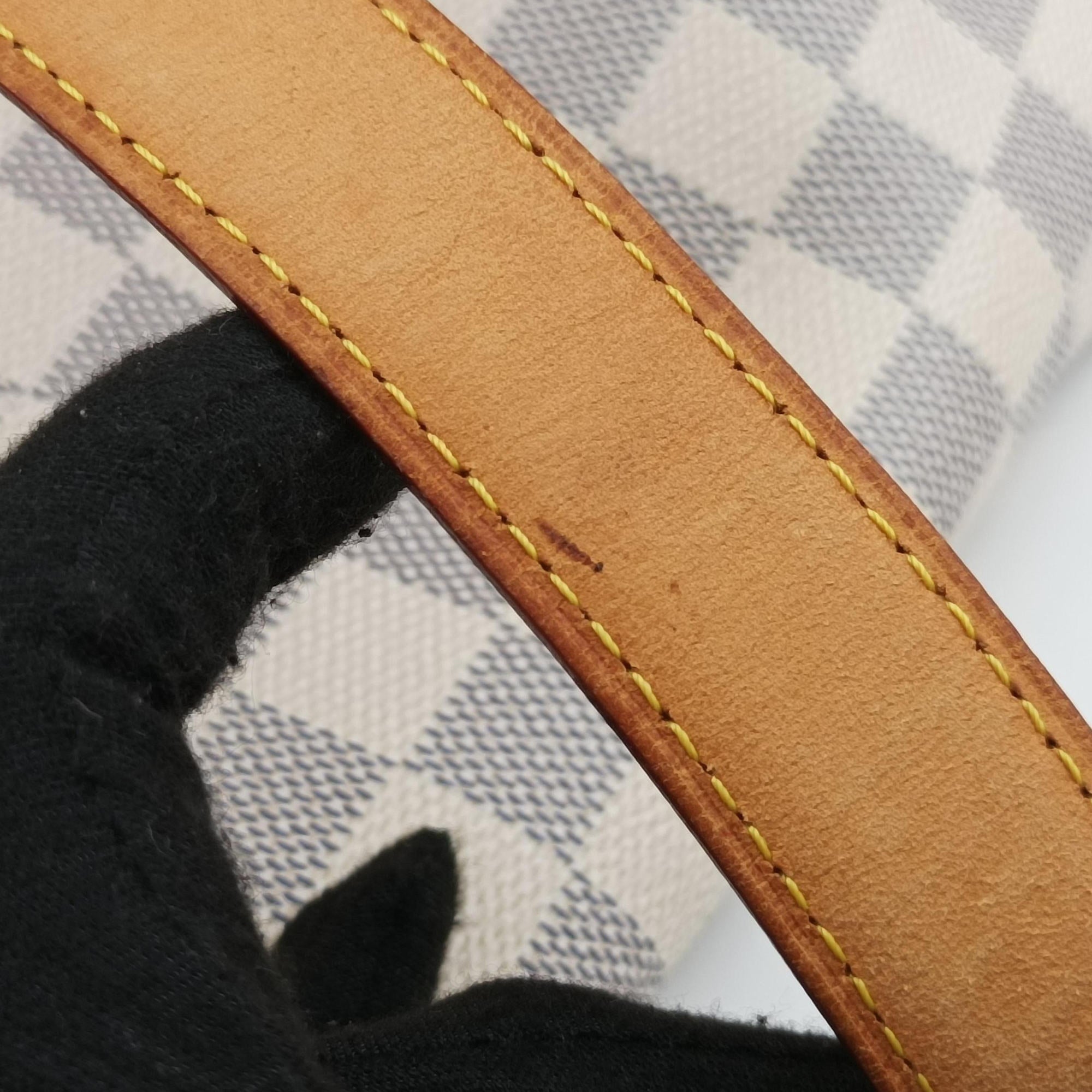 Vintage Louis Vuitton HAMPSTEAD MM AZUR Damier Canvas N51206 handbag | stylenewstar