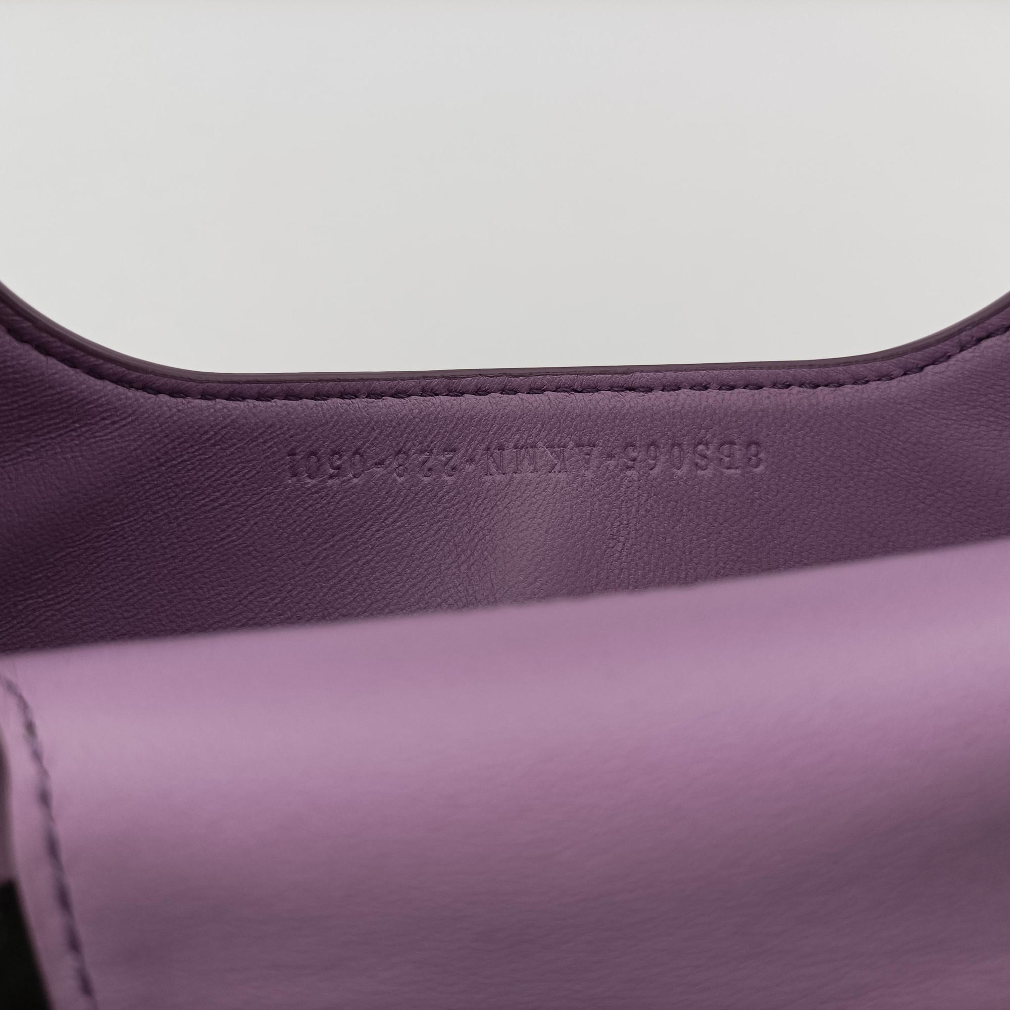 Pre-owned Fendi Cookie Mini Purple Leather 8BS065 shoulderbag | stylenewstar