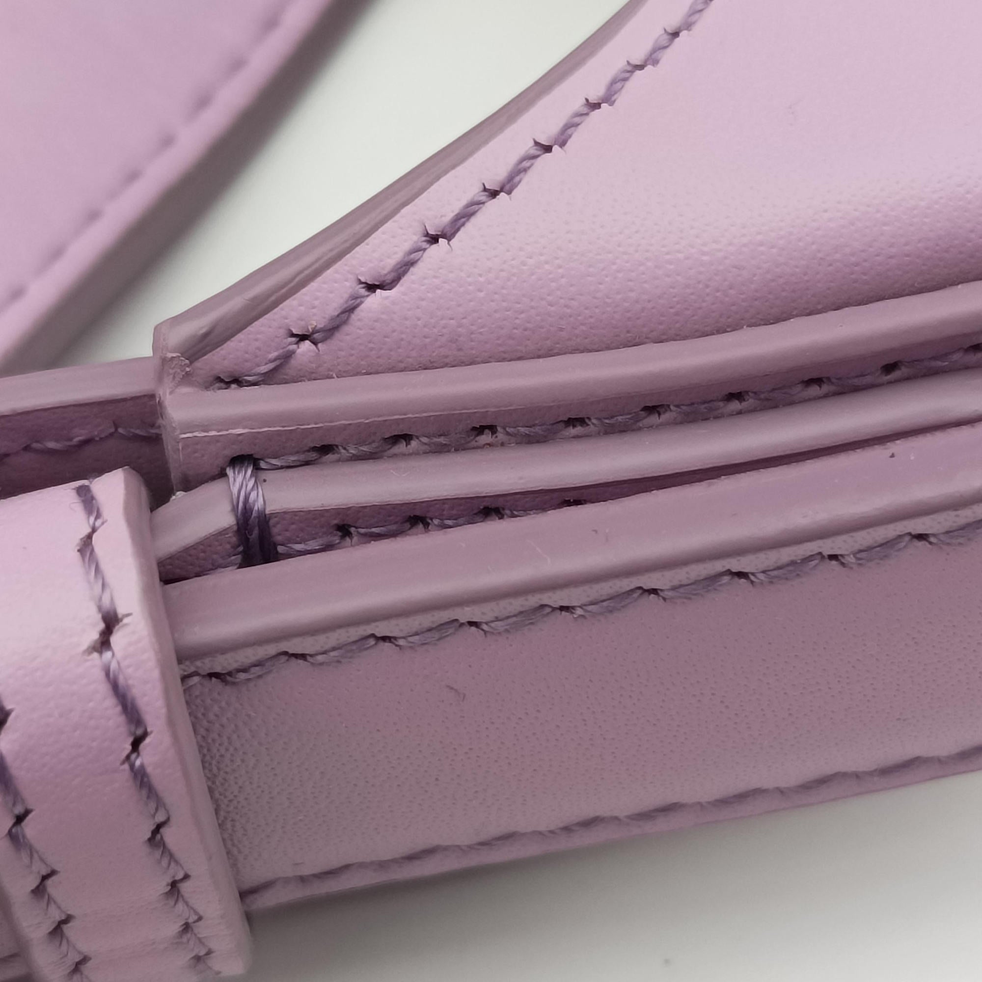 Pre-owned Fendi Cookie Mini Purple Leather 8BS065 shoulderbag | stylenewstar