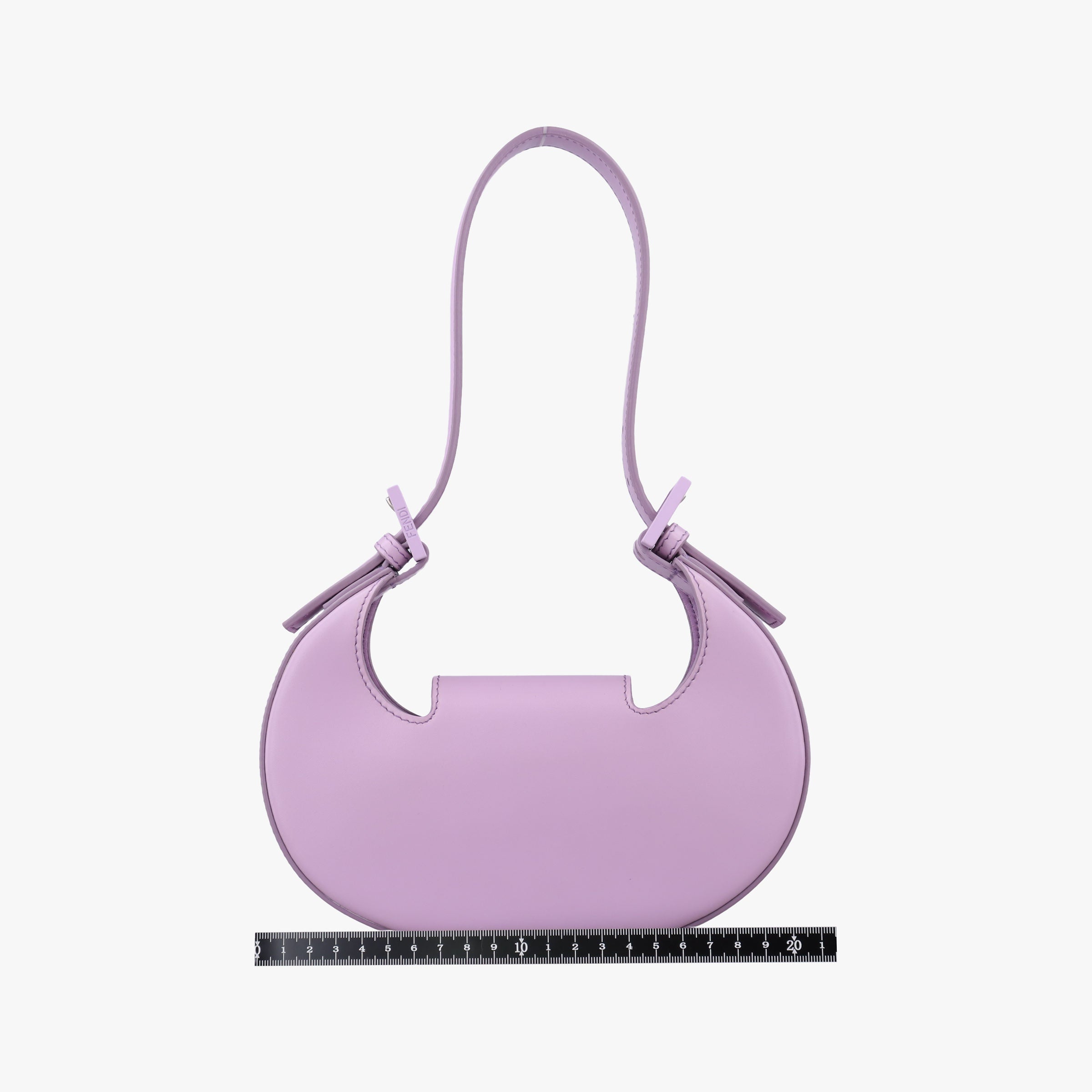 Pre-owned Fendi Cookie Mini Purple Leather 8BS065 shoulderbag | stylenewstar
