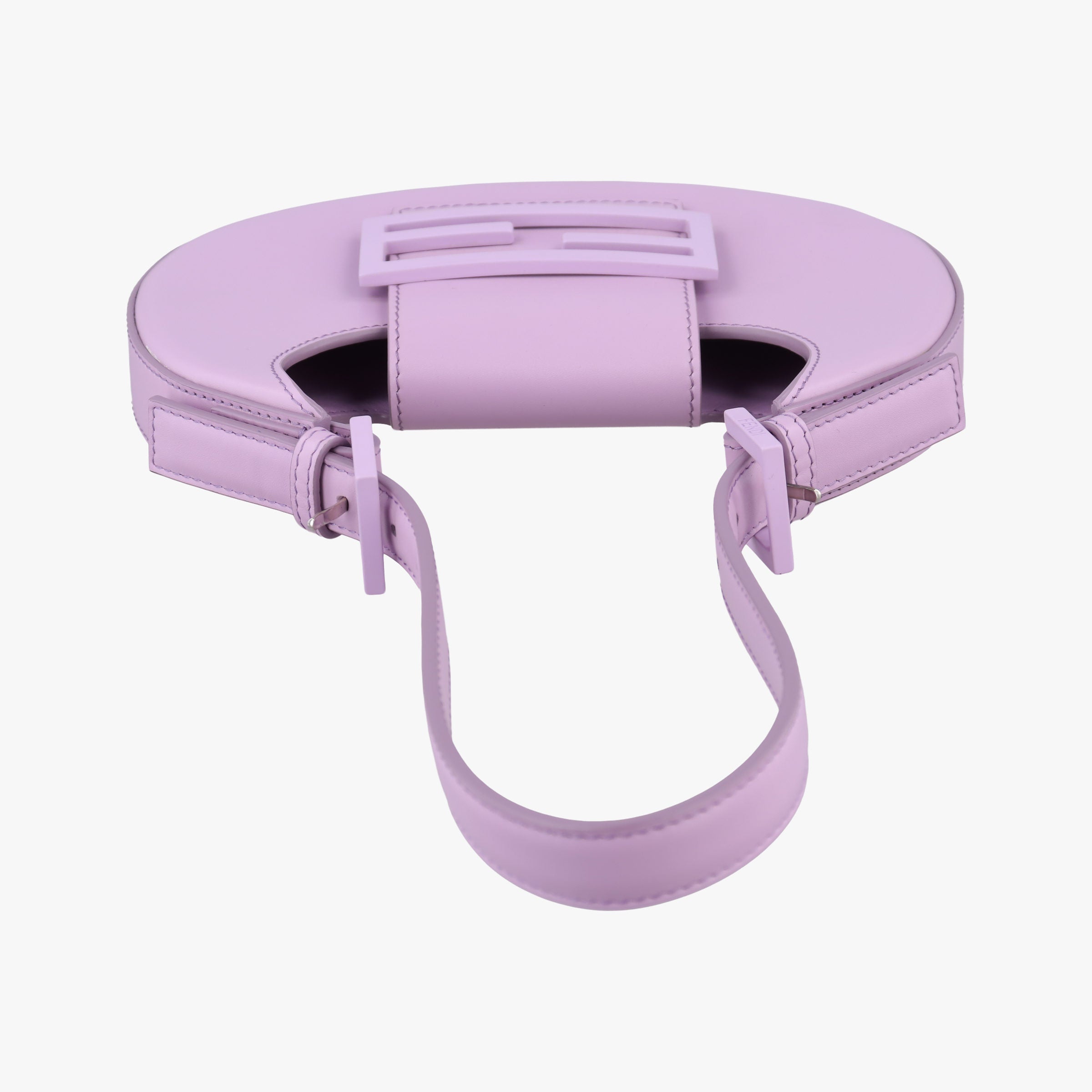 Pre-owned Fendi Cookie Mini Purple Leather 8BS065 shoulderbag | stylenewstar