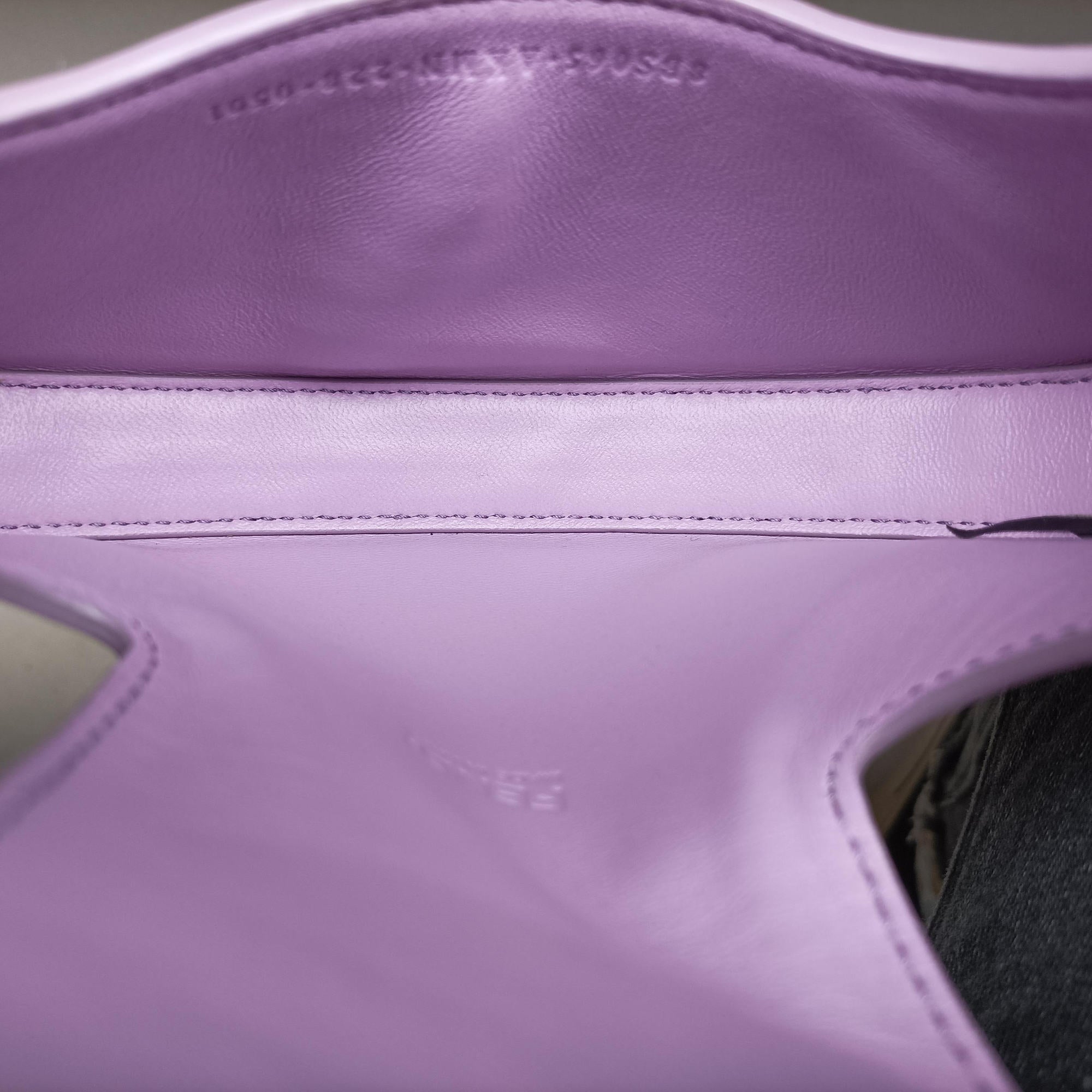 Pre-owned Fendi Cookie Mini Purple Leather 8BS065 shoulderbag | stylenewstar