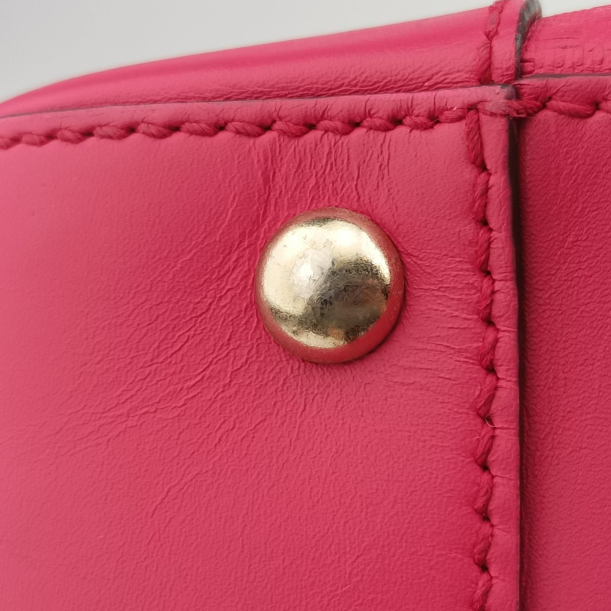 Pre-owned Gucci Bright Diamante Rose Leather 354224 shoulderbag | stylenewstar
