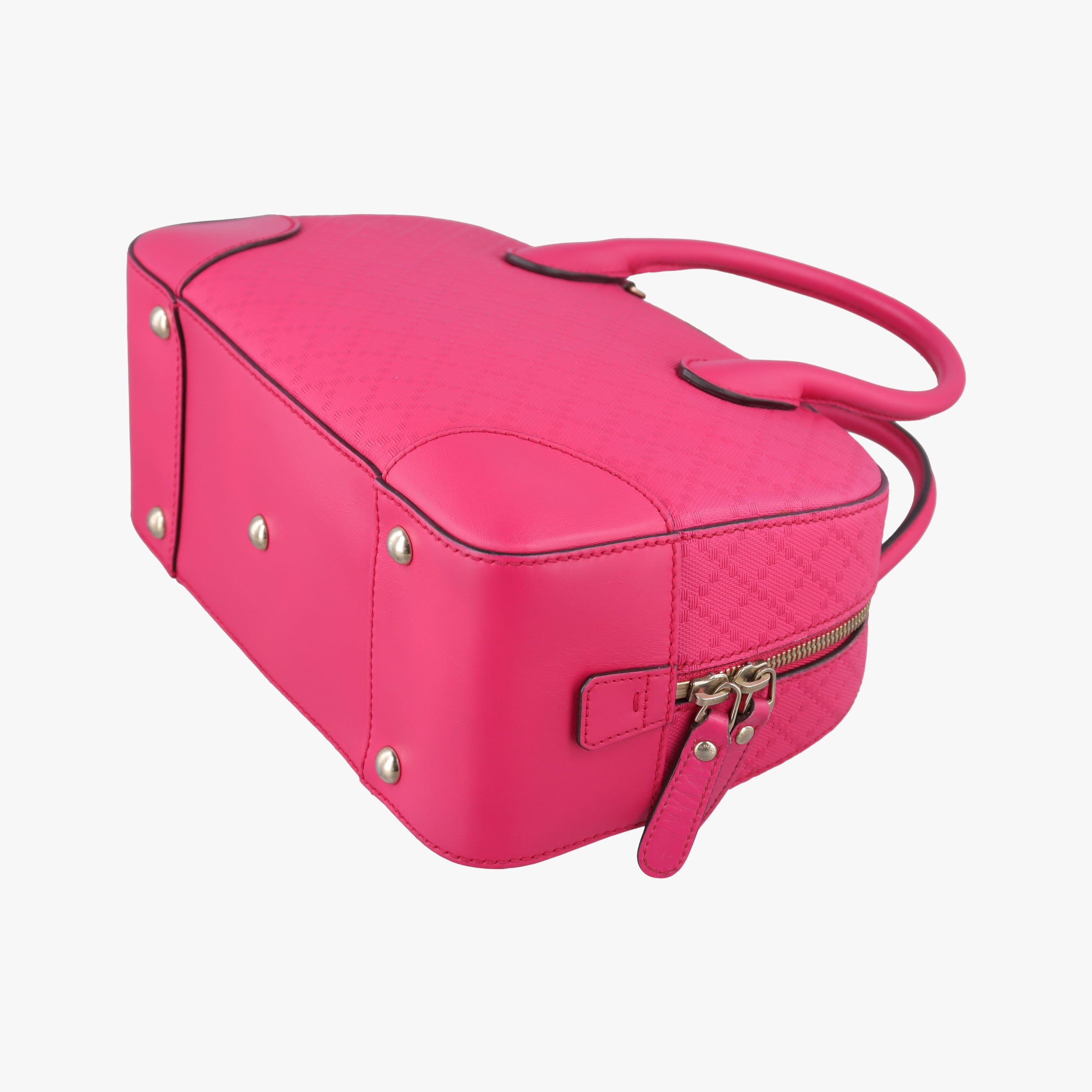 Pre-owned Gucci Bright Diamante Rose Leather 354224 shoulderbag | stylenewstar