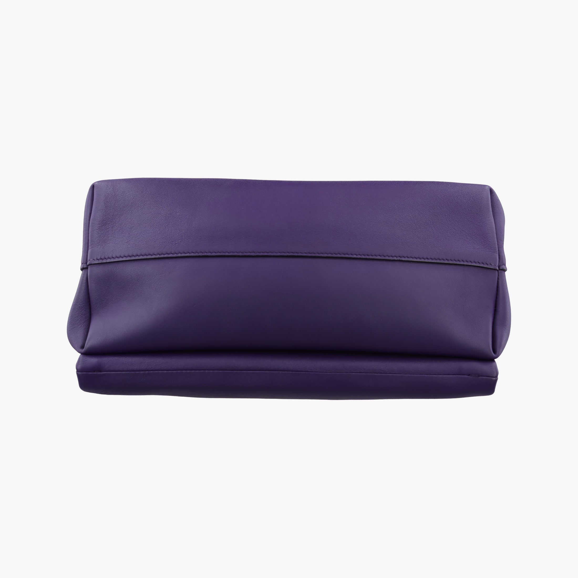 Secondhand Prada Double flap chain Purple Leather  shoulderbag | stylenewstar