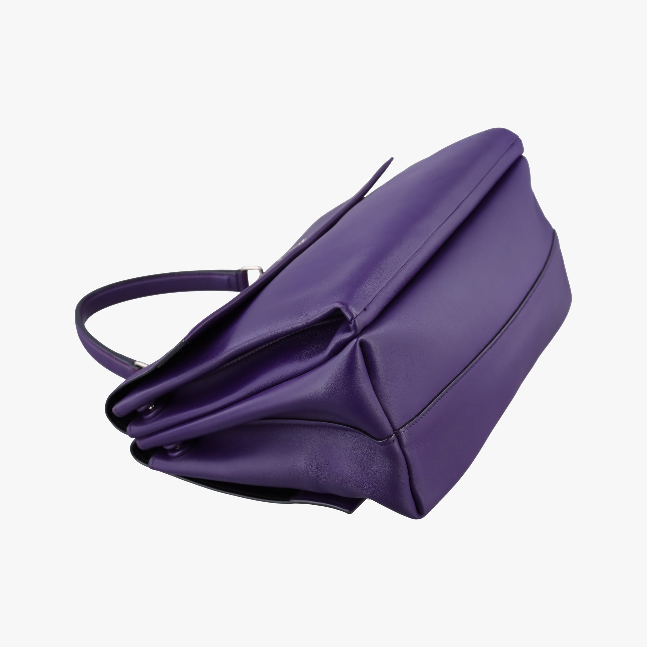 Secondhand Prada Double flap chain Purple Leather  shoulderbag | stylenewstar