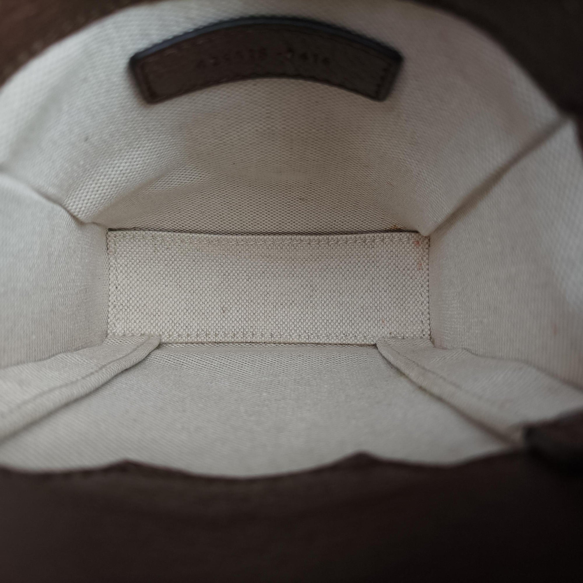 Pre-owned Gucci Horsebit 1955 beige×Multicolour PVC coated canvas 625615 shoulderbag | stylenewstar
