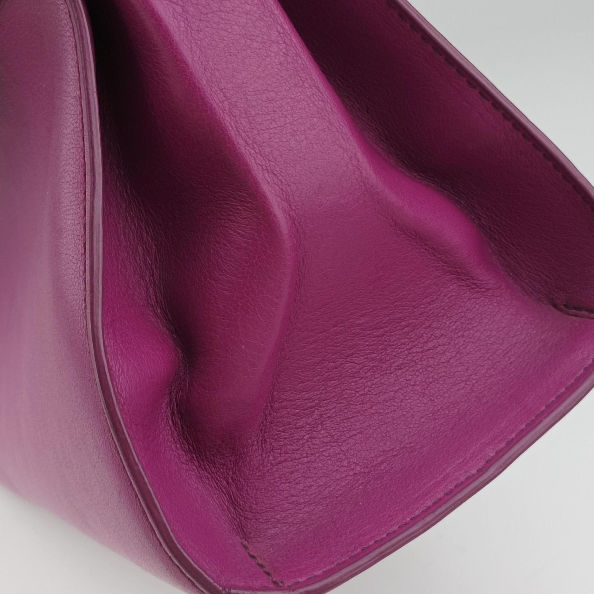 Pre-owned Delvaux Tampete Orchid Leather  shoulderbag | stylenewstar
