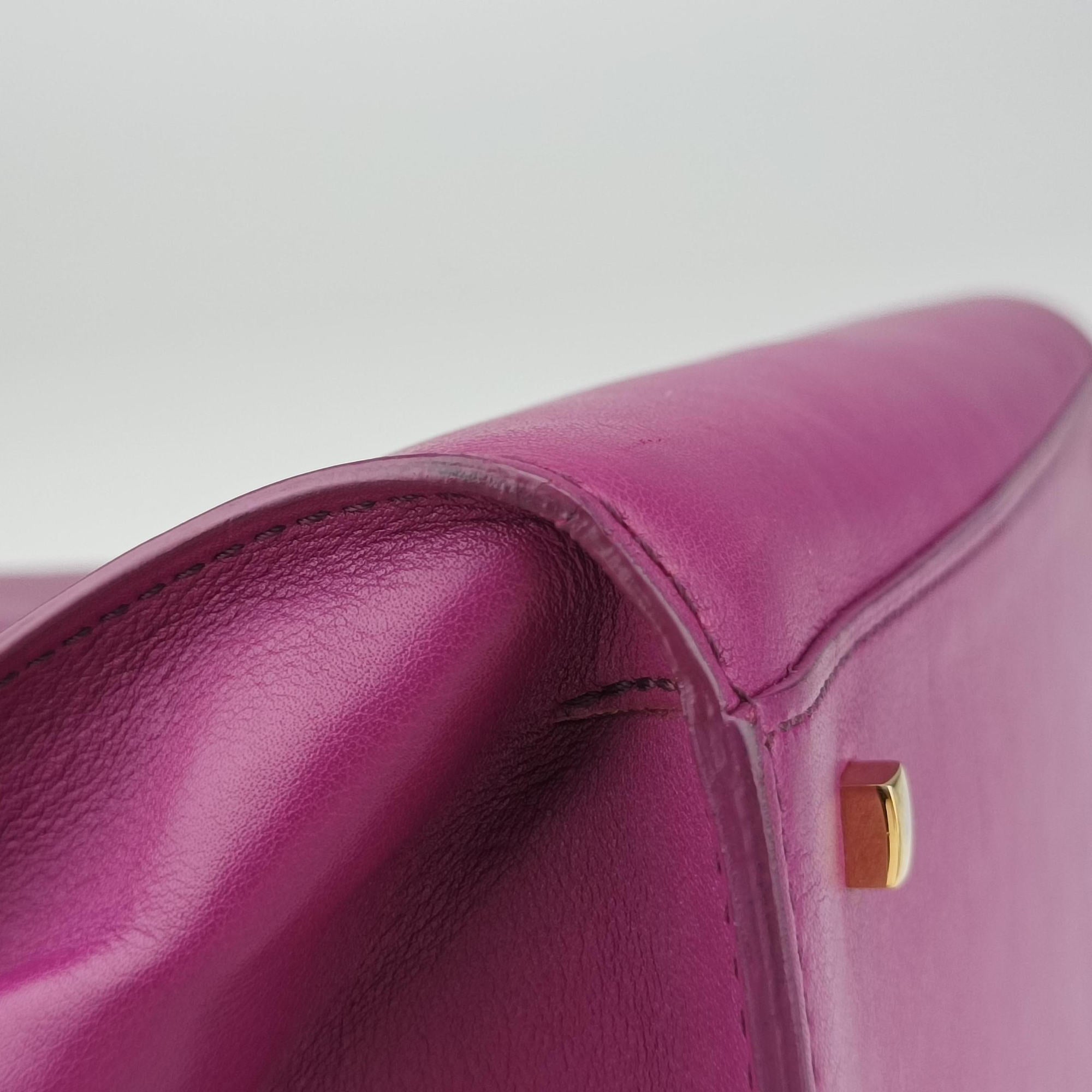 Pre-owned Delvaux Tampete Orchid Leather  shoulderbag | stylenewstar