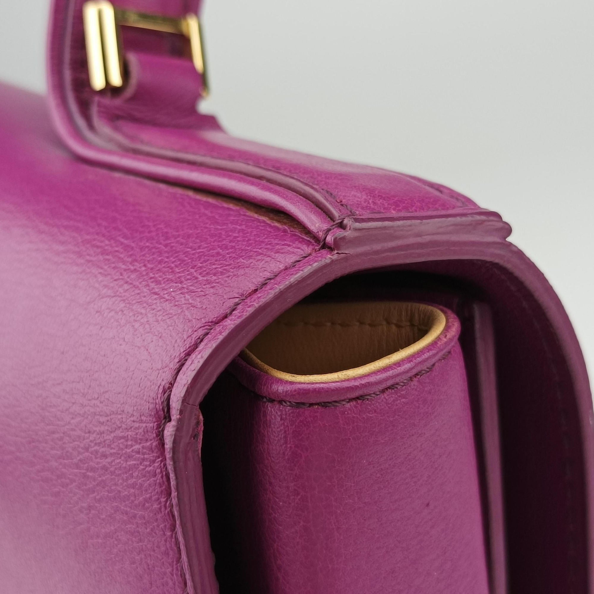 Pre-owned Delvaux Tampete Orchid Leather  shoulderbag | stylenewstar