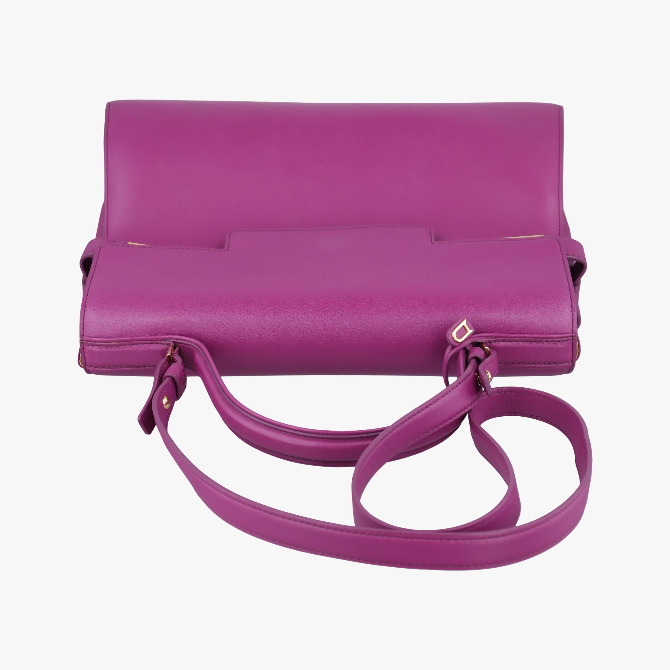 Pre-owned Delvaux Tampete Orchid Leather  shoulderbag | stylenewstar