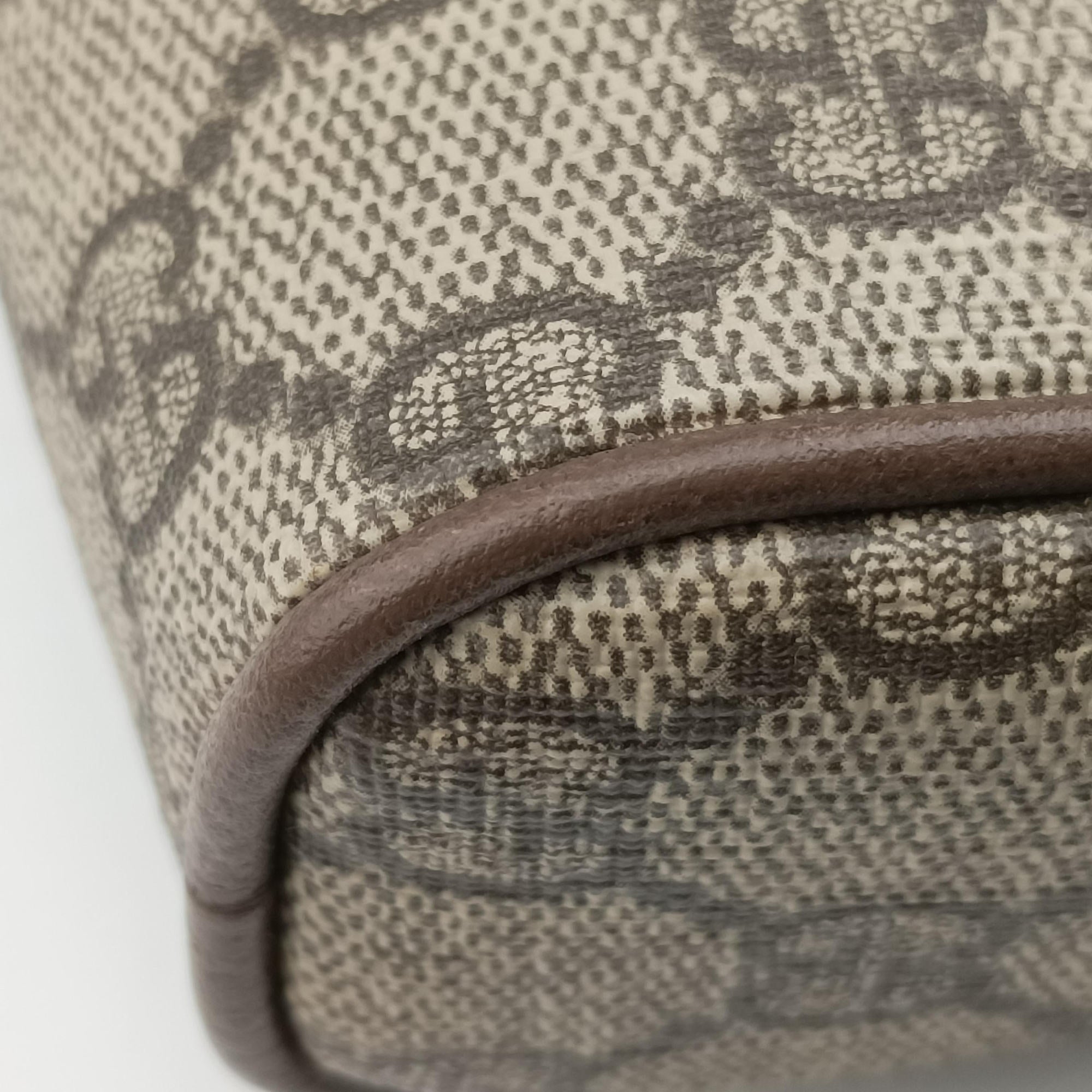 Secondhand Gucci Ophidia Brown PVC coated canvas 517076 bum bag/waist bag | stylenewstar