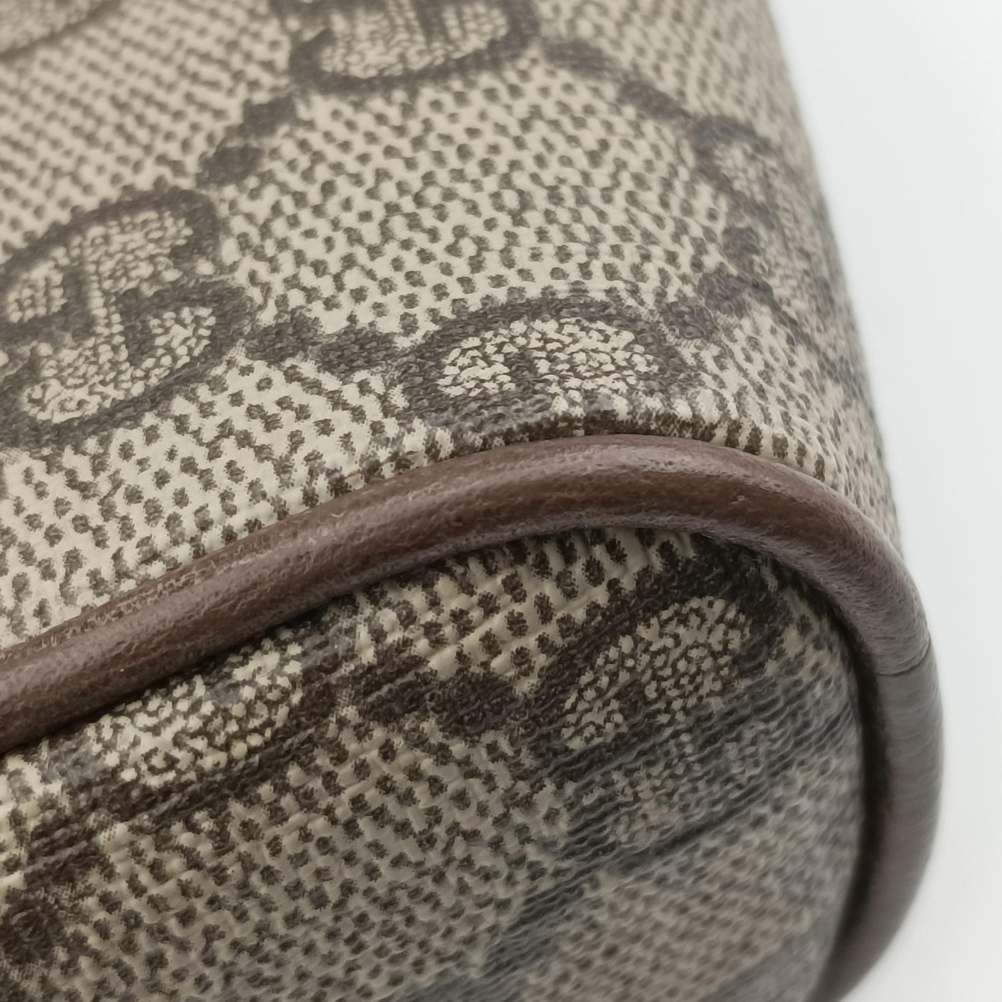 Secondhand Gucci Ophidia Brown PVC coated canvas 517076 bum bag/waist bag | stylenewstar