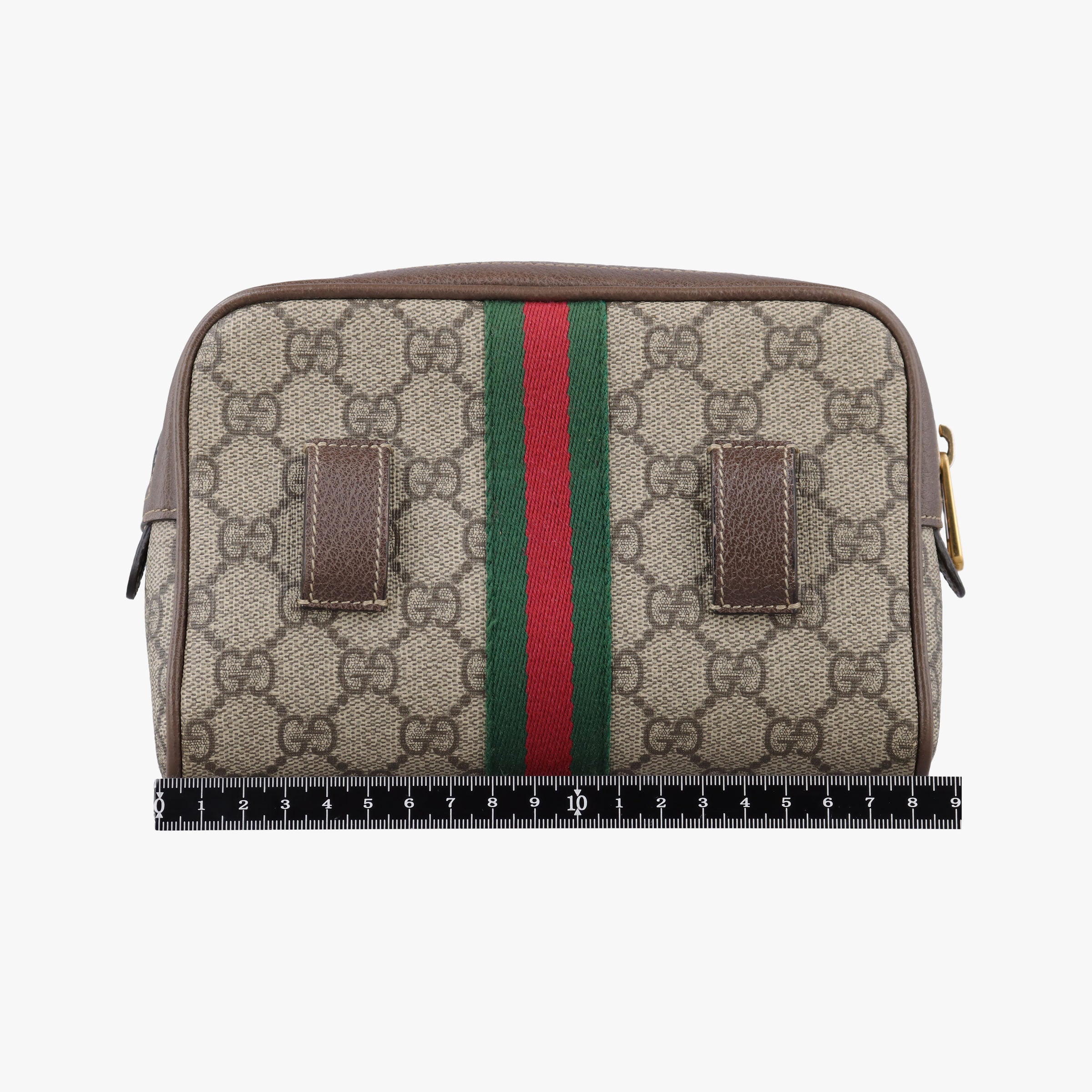 Secondhand Gucci Ophidia Brown PVC coated canvas 517076 bum bag/waist bag | stylenewstar