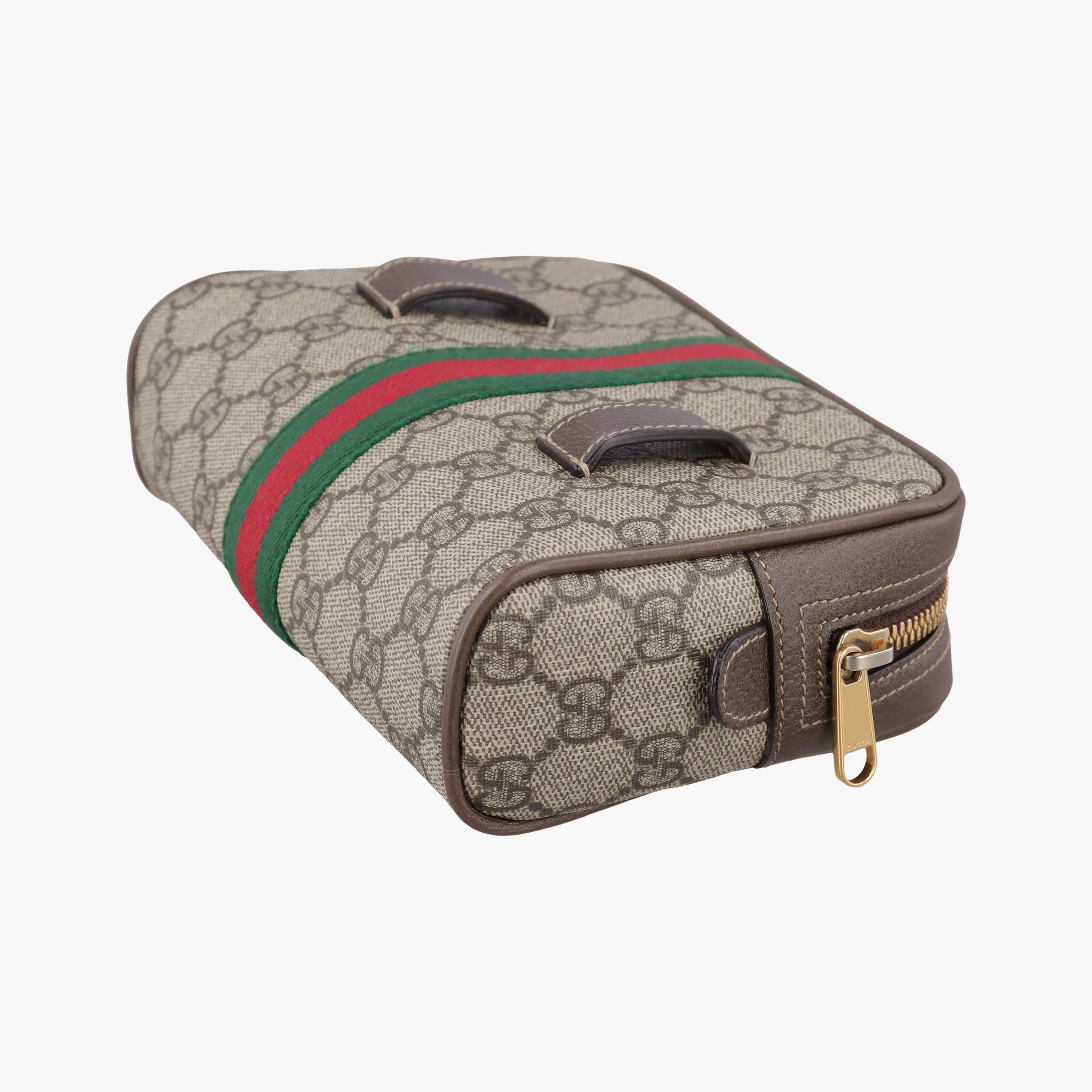 Secondhand Gucci Ophidia Brown PVC coated canvas 517076 bum bag/waist bag | stylenewstar