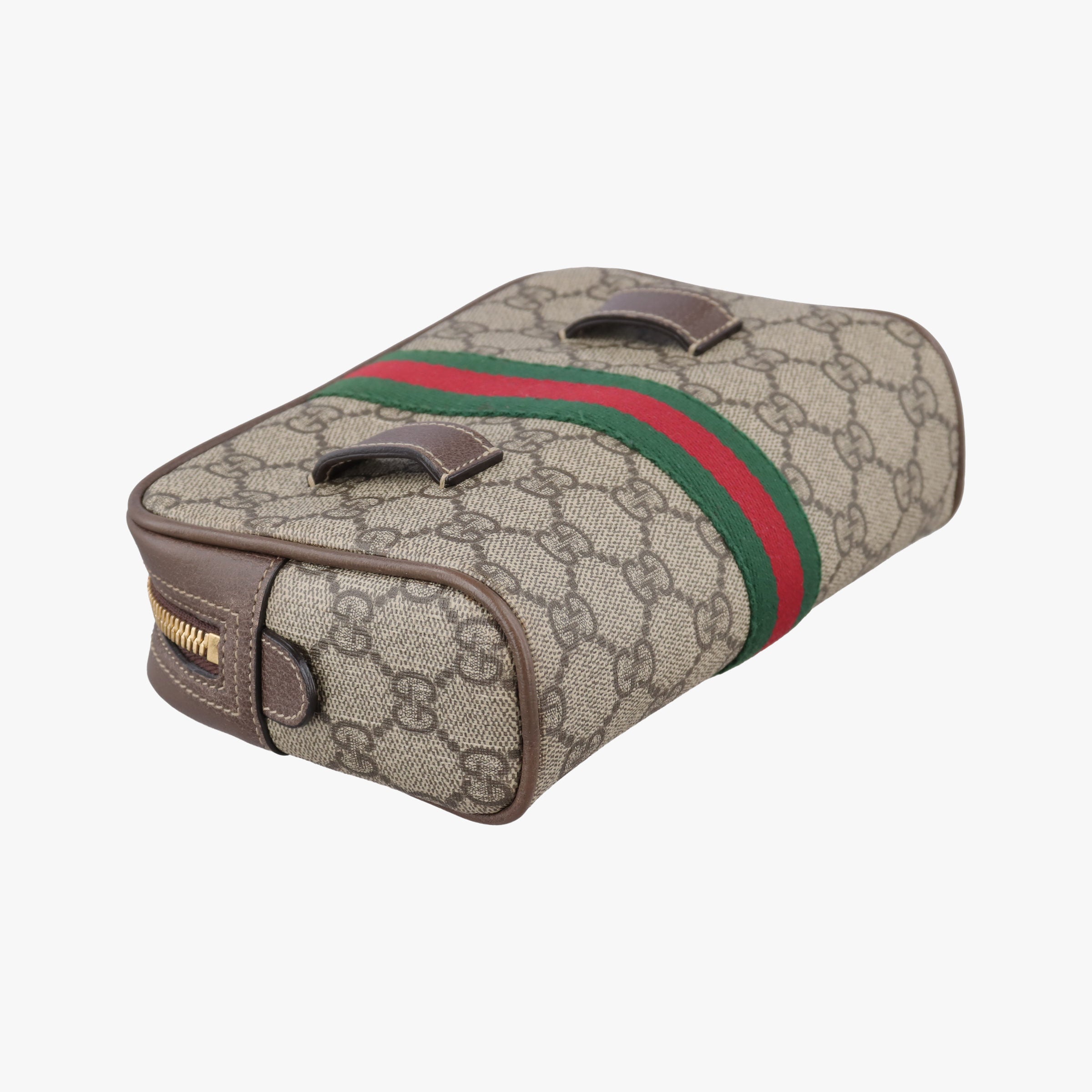 Secondhand Gucci Ophidia Brown PVC coated canvas 517076 bum bag/waist bag | stylenewstar