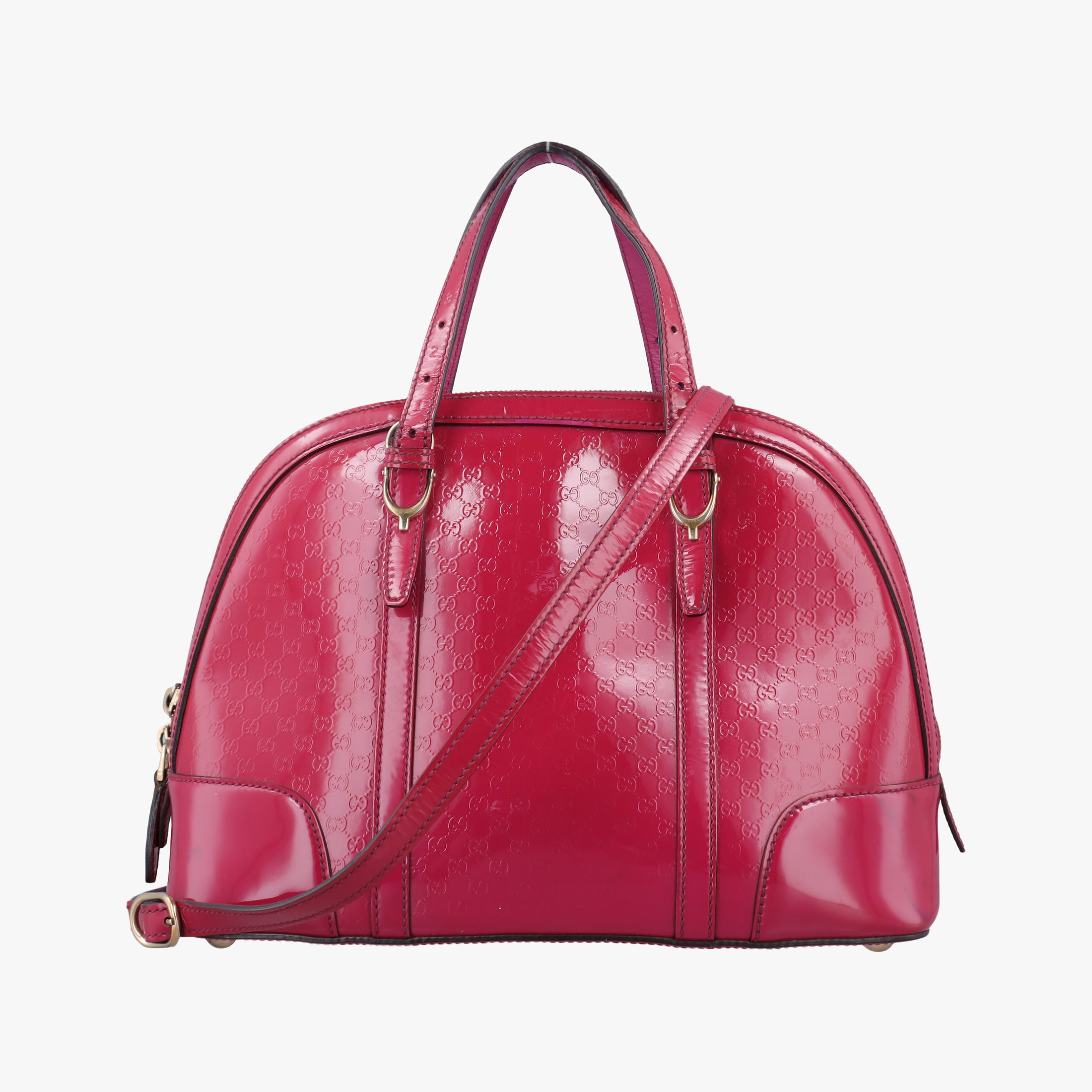 Vintage Gucci Microguccissima Rose Patent Leather 309617 shoulderbag | stylenewstar