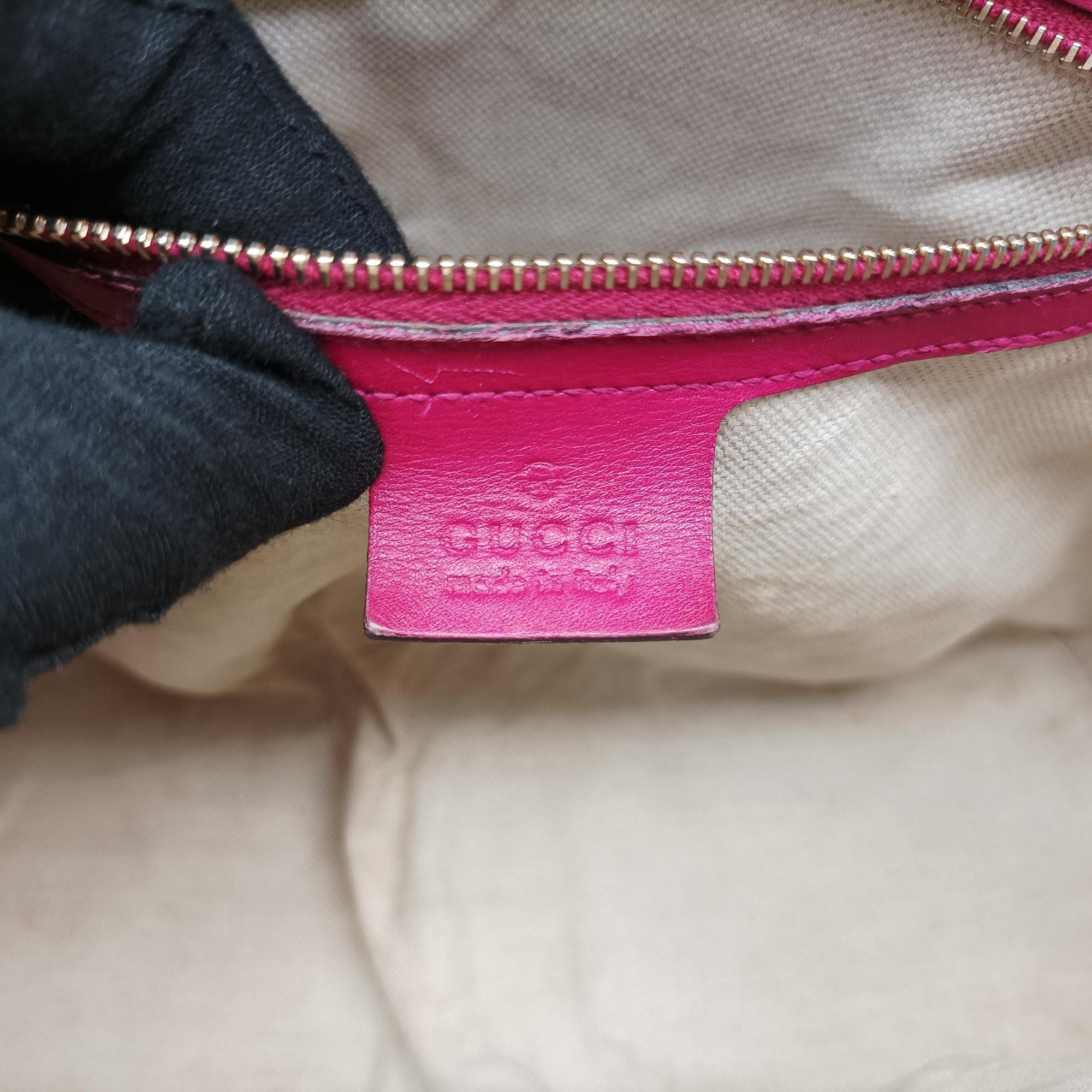 Vintage Gucci Microguccissima Rose Patent Leather 309617 shoulderbag | stylenewstar
