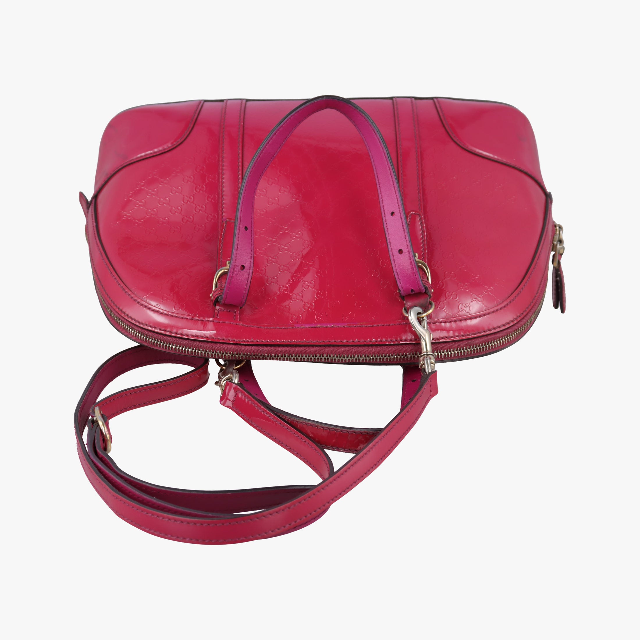 Vintage Gucci Microguccissima Rose Patent Leather 309617 shoulderbag | stylenewstar
