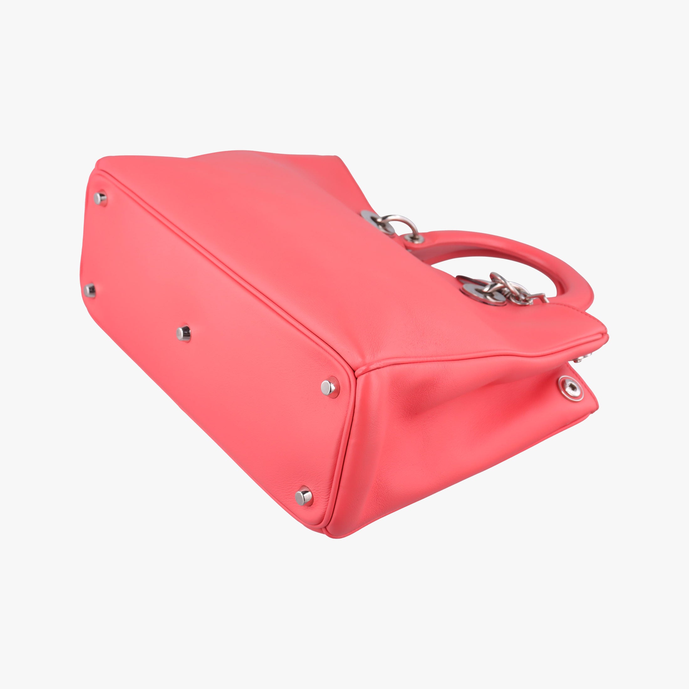 Pre-owned Christian Dior Diorissimo Pink Leather  shoulderbag | stylenewstar