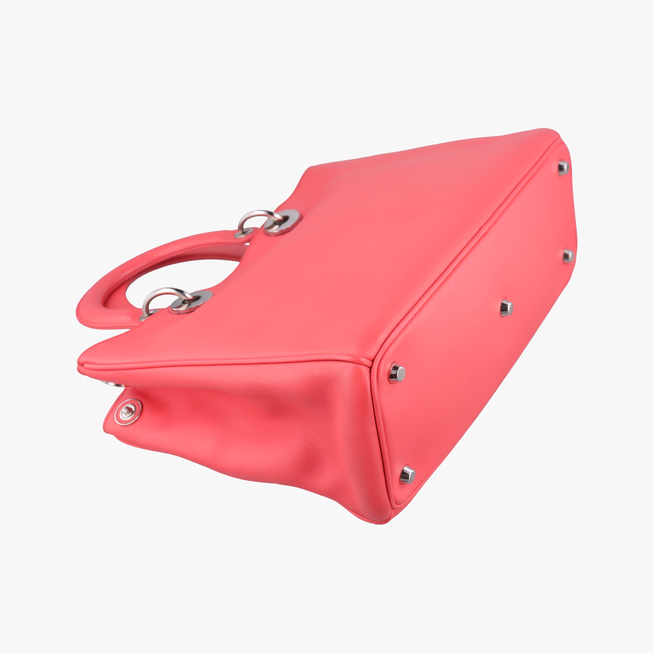 Pre-owned Christian Dior Diorissimo Pink Leather  shoulderbag | stylenewstar