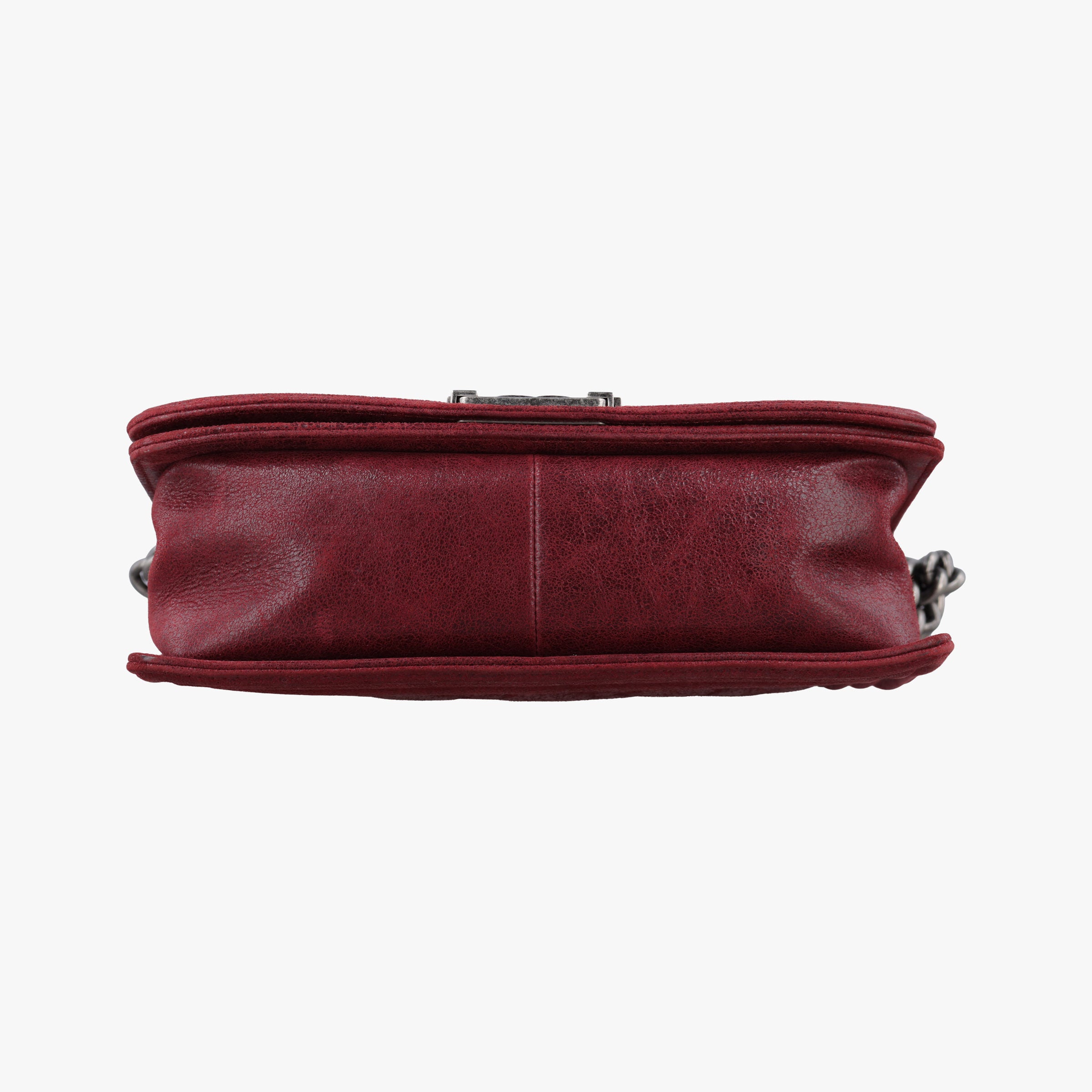 Vintage Chanel BOY CHANEL Red Leather A67755 shoulderbag | stylenewstar