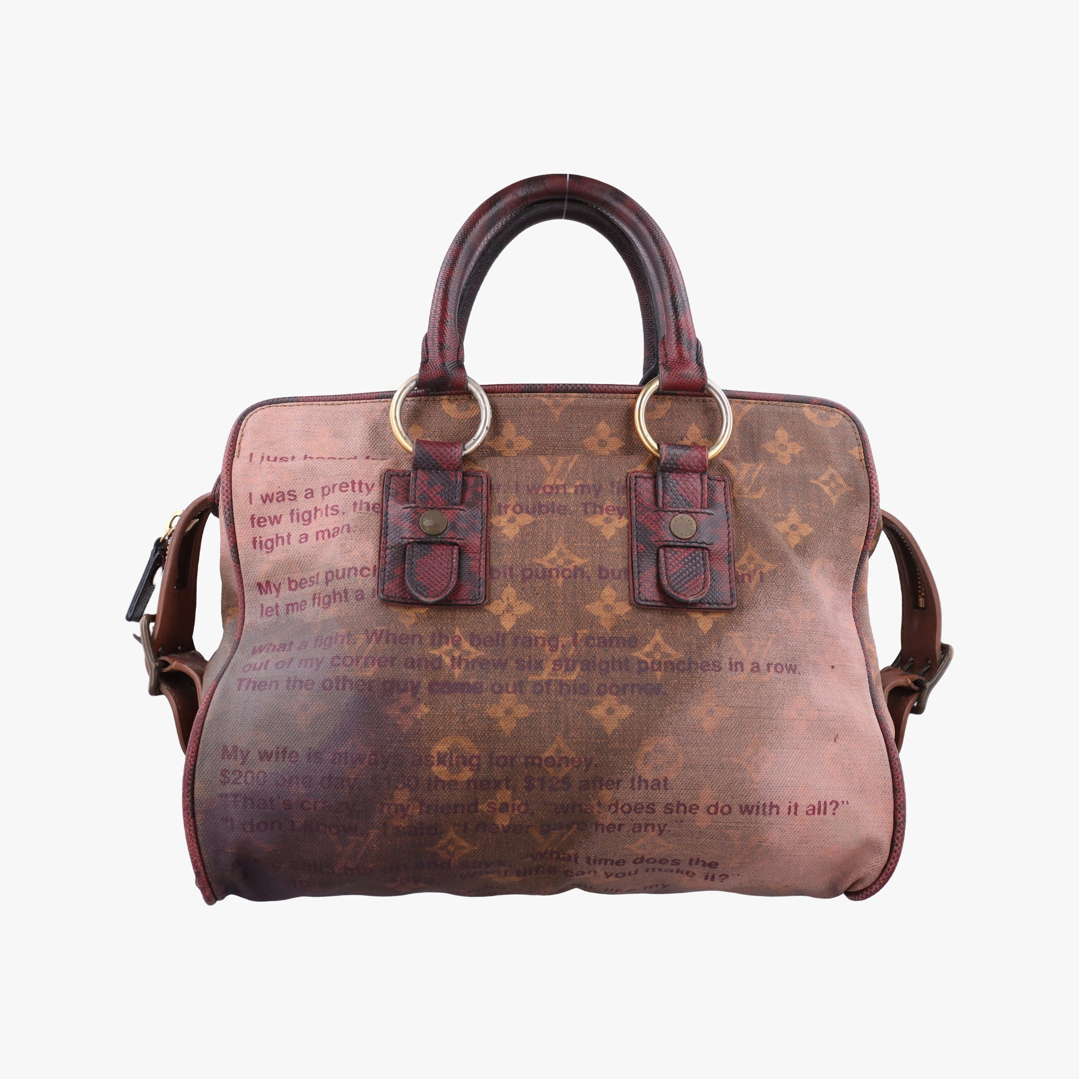 Secondhand Louis Vuitton Graduate Violet Monogram Jokes M95739 handbag | stylenewstar
