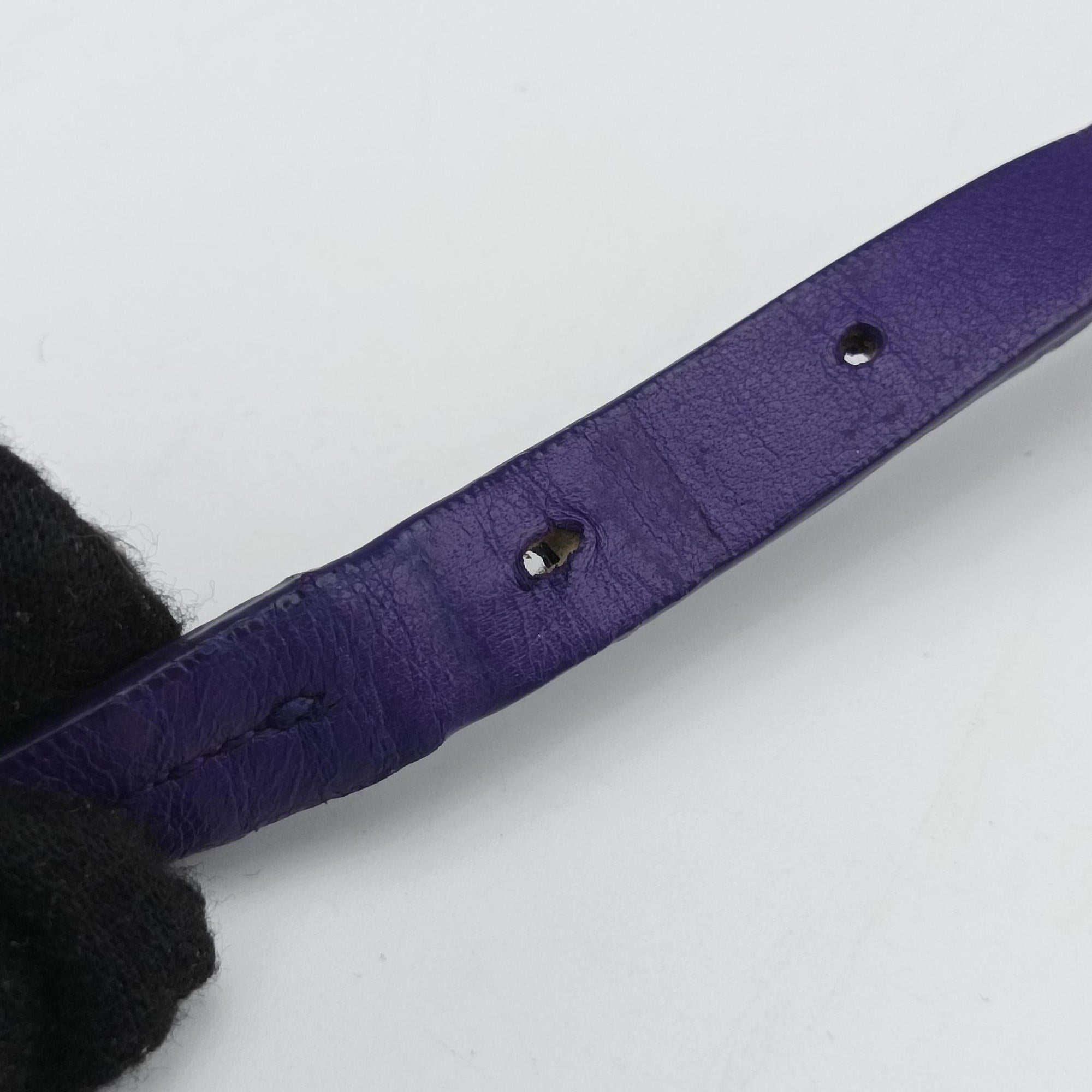Pre-owned Bottega Veneta NODINI Intrecciato Purple lambskin  shoulderbag | stylenewstar