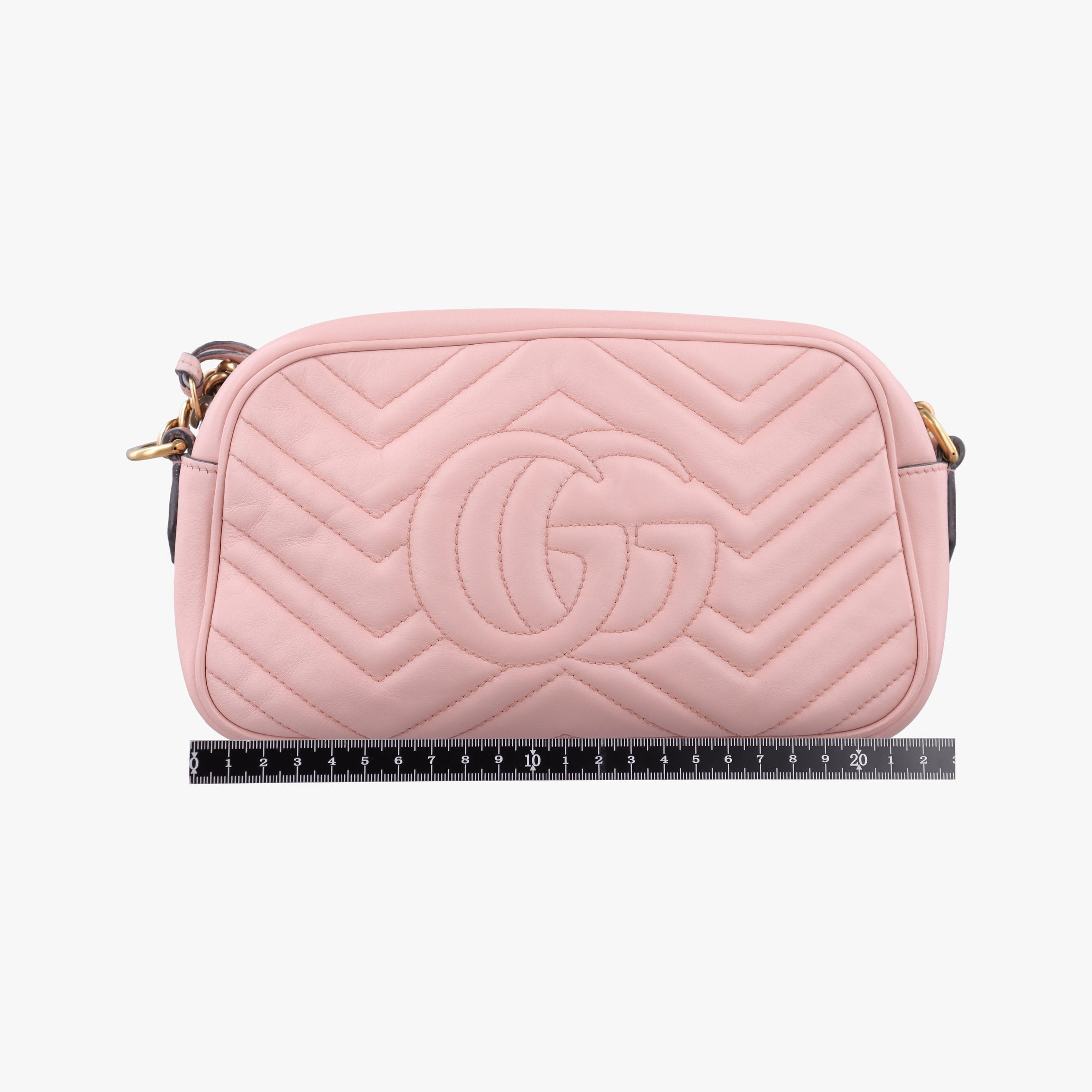 Secondhand Gucci GG Marmont Pink Leather 447632 shoulderbag | stylenewstar