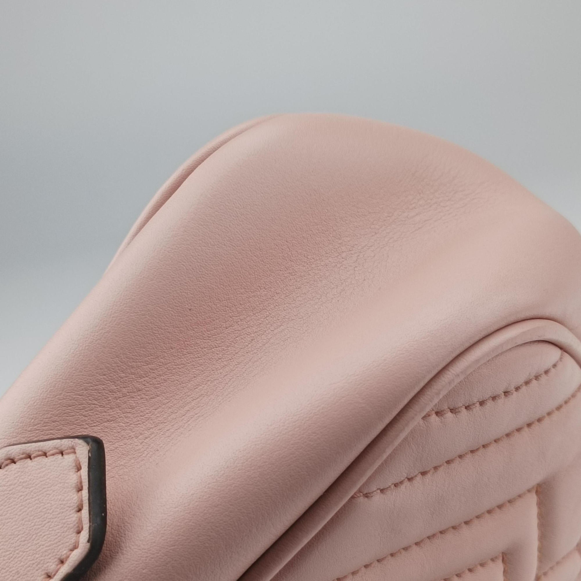 Secondhand Gucci GG Marmont Pink Leather 447632 shoulderbag | stylenewstar