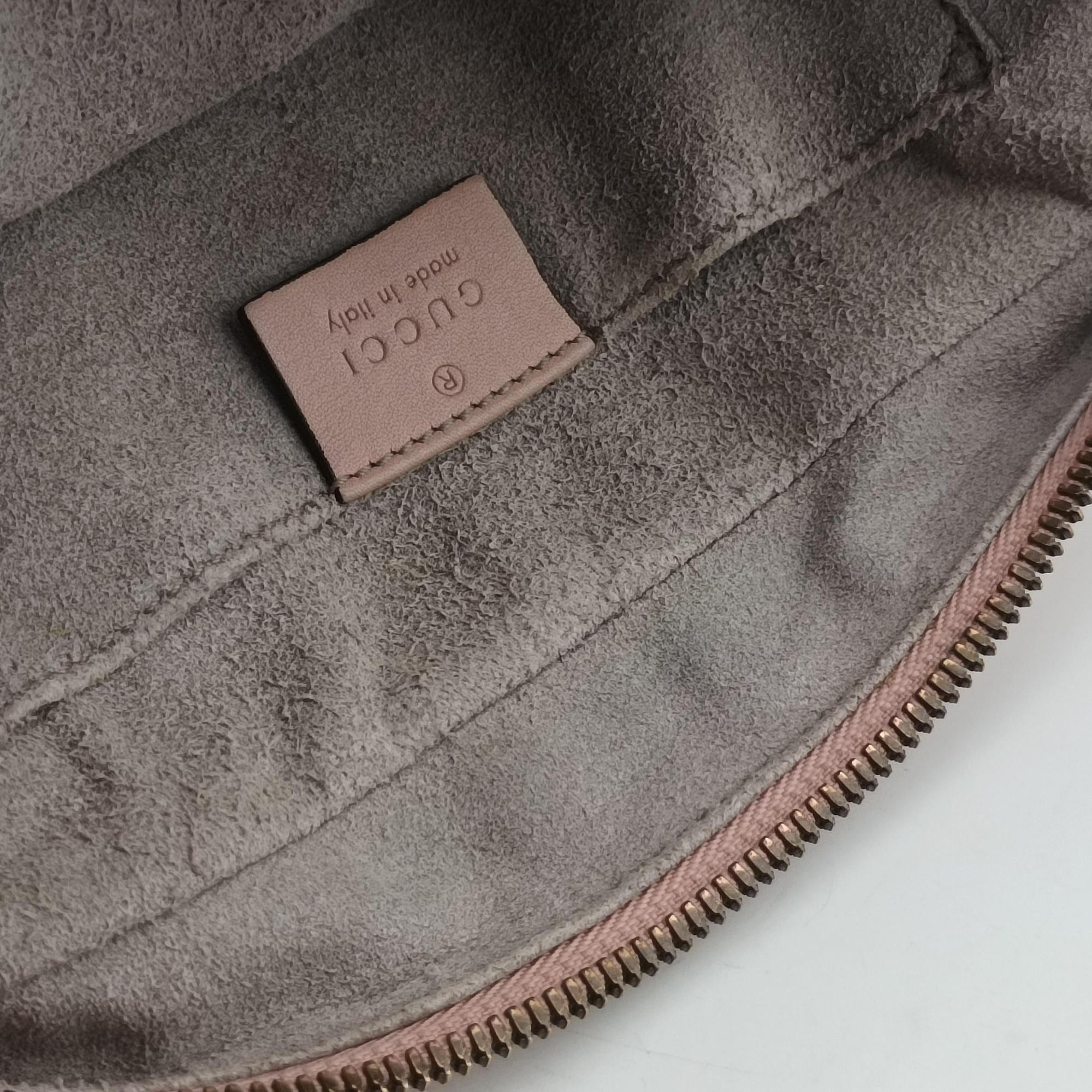 Secondhand Gucci GG Marmont Pink Leather 447632 shoulderbag | stylenewstar