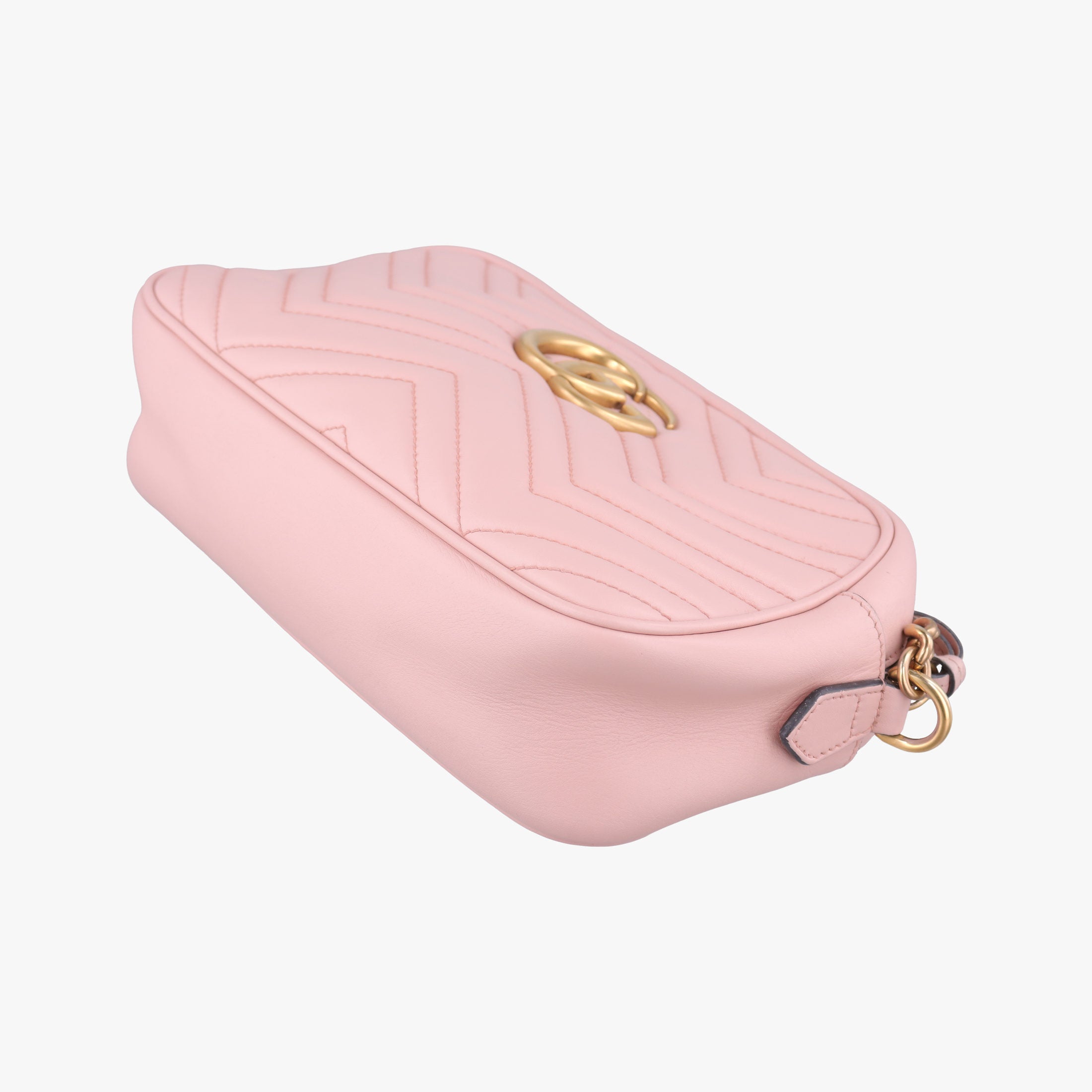 Secondhand Gucci GG Marmont Pink Leather 447632 shoulderbag | stylenewstar